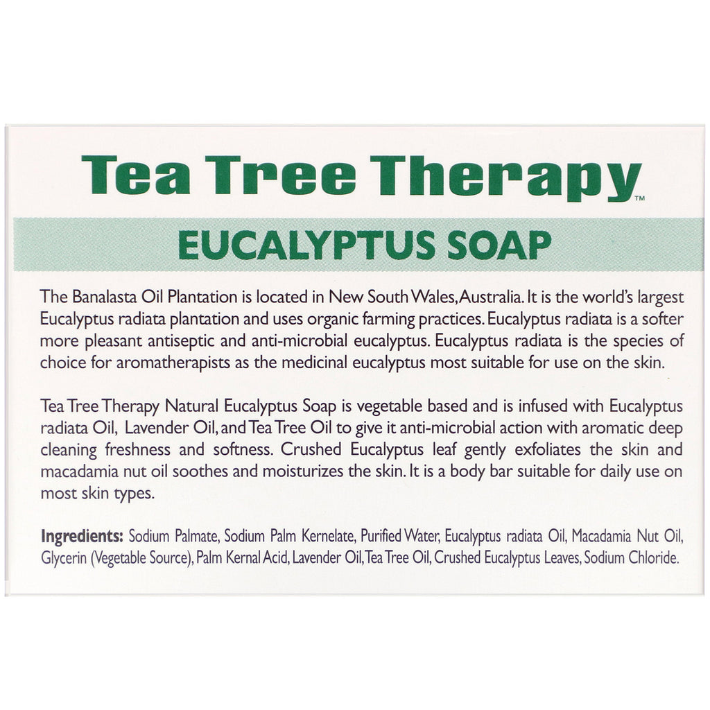 Tea Tree Therapy Tea Tree Eucalyptus Soap (1x3.5 Oz)