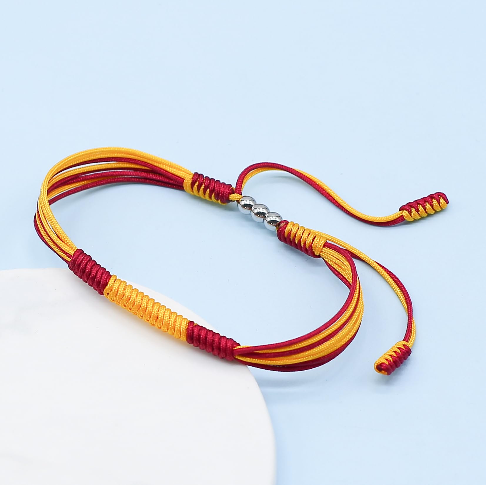 LAMIBEE Flag Pride Bracelet for Women, Men, String Thread