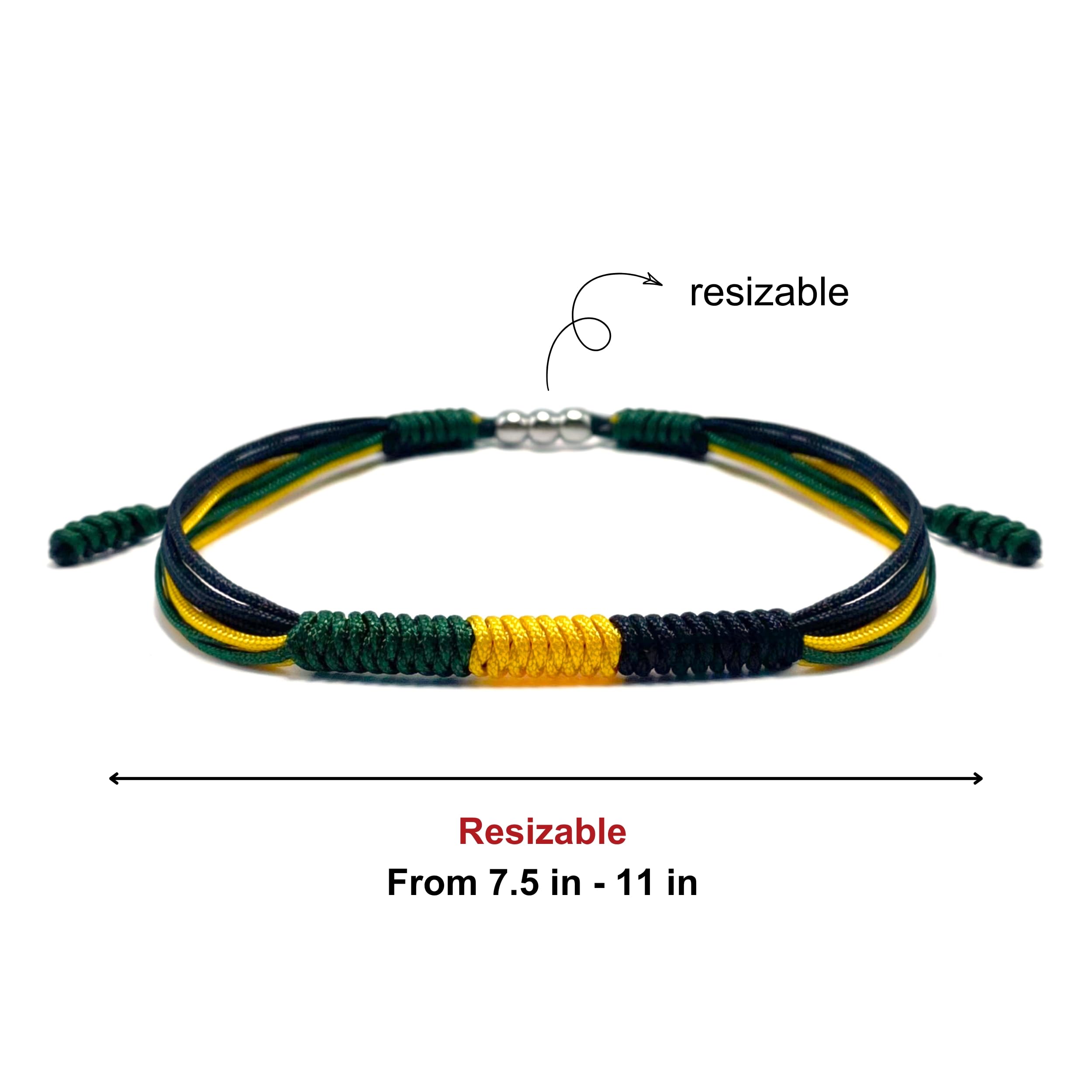 LAMIBEE Flag Pride Bracelet for Women, Men, String Thread