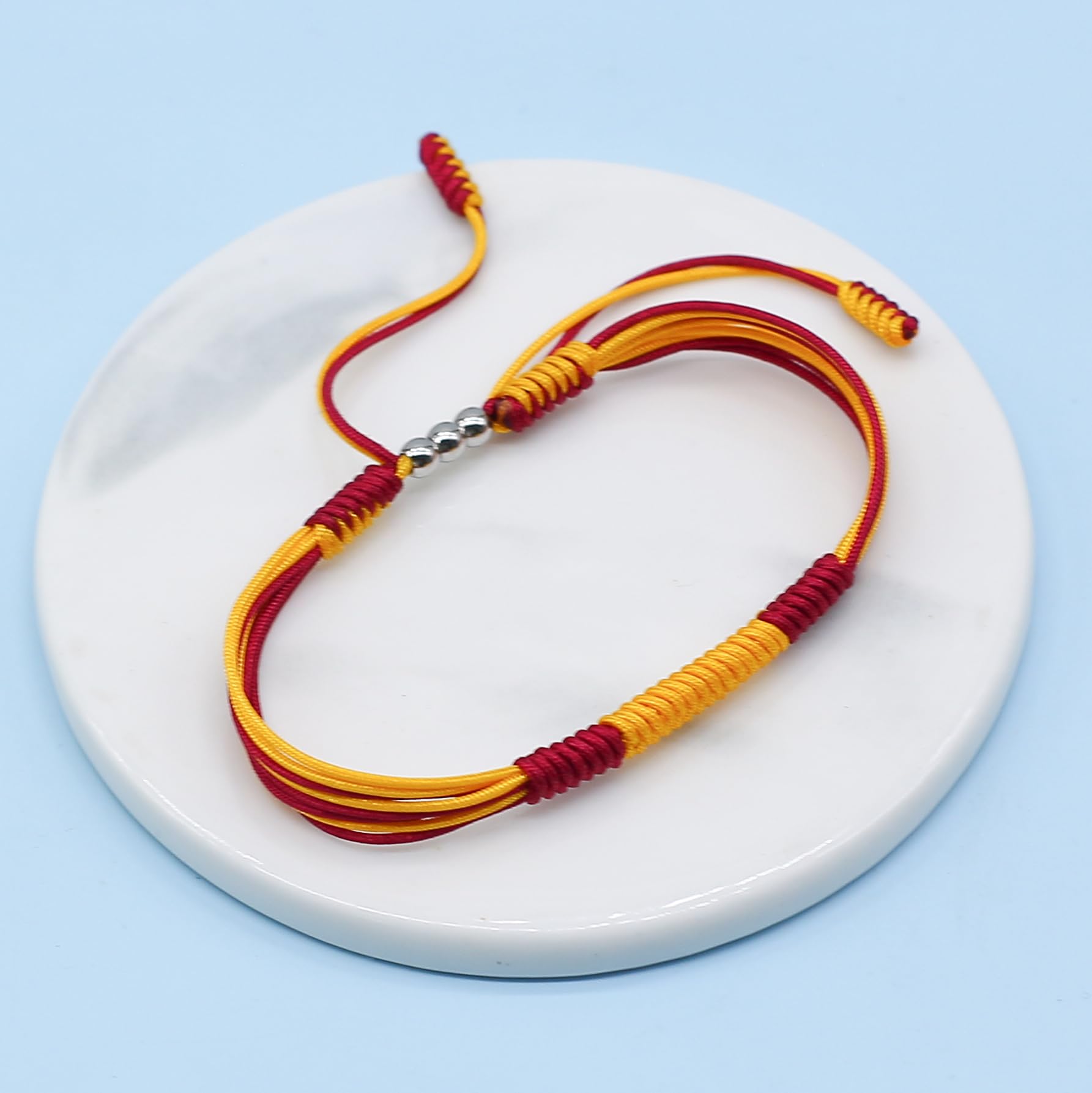 LAMIBEE Flag Pride Bracelet for Women, Men, String Thread
