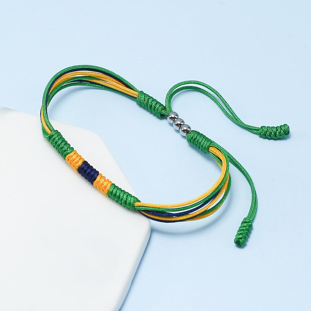 LAMIBEE Flag Pride Bracelet for Women, Men, String Thread
