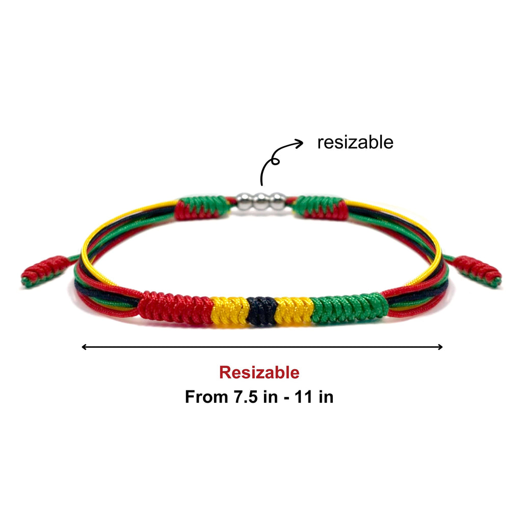 LAMIBEE Flag Pride Bracelet for Women, Men, String Thread
