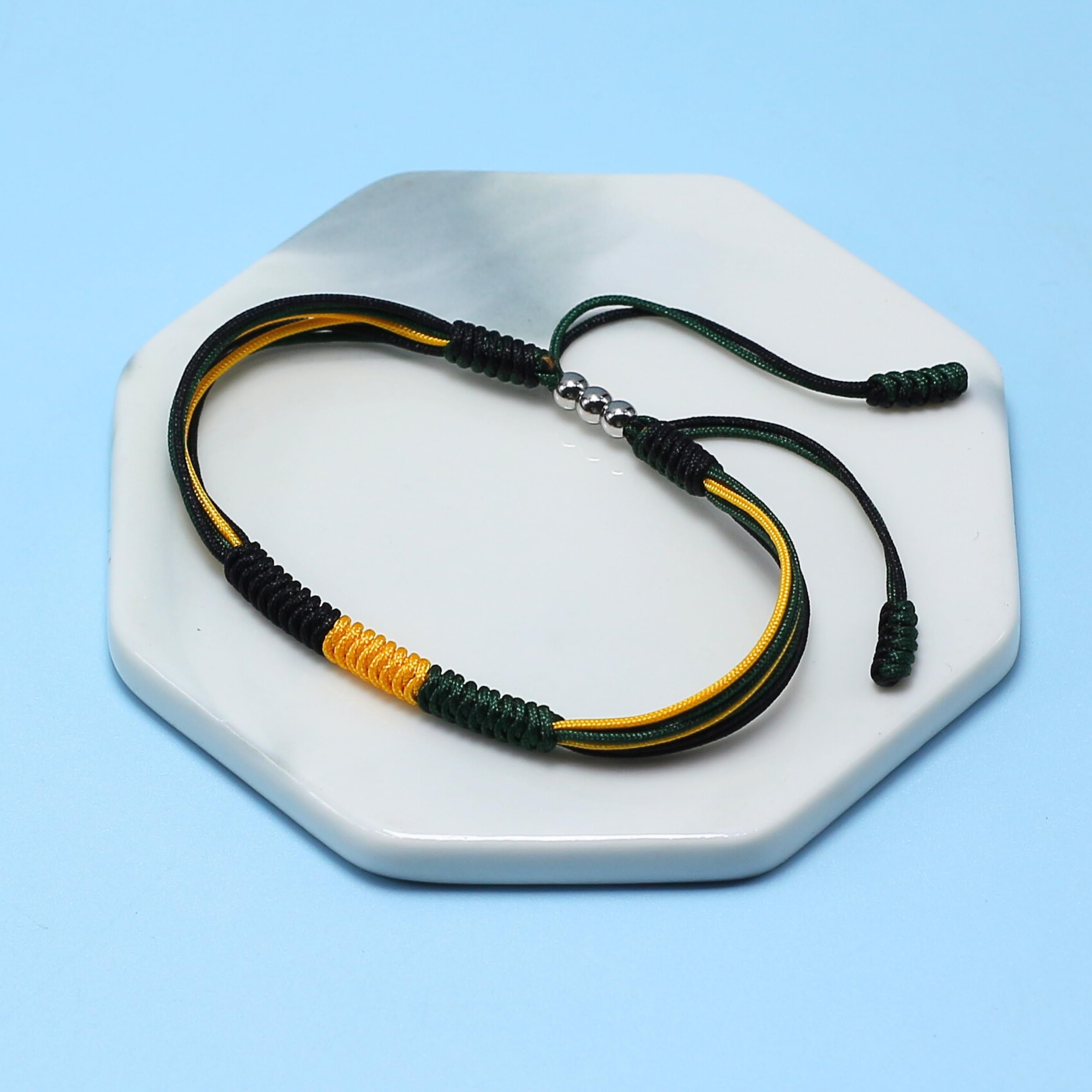 LAMIBEE Flag Pride Bracelet for Women, Men, String Thread