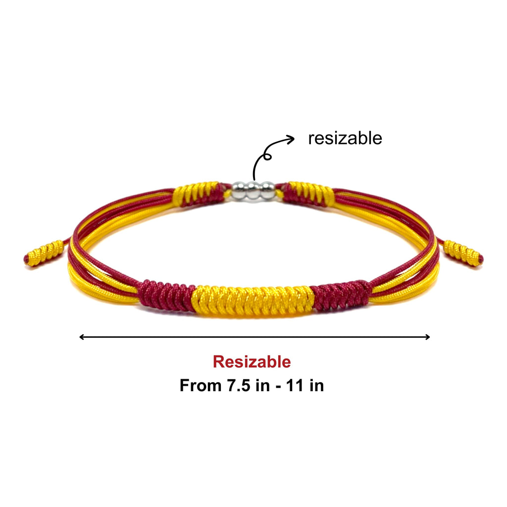LAMIBEE Flag Pride Bracelet for Women, Men, String Thread