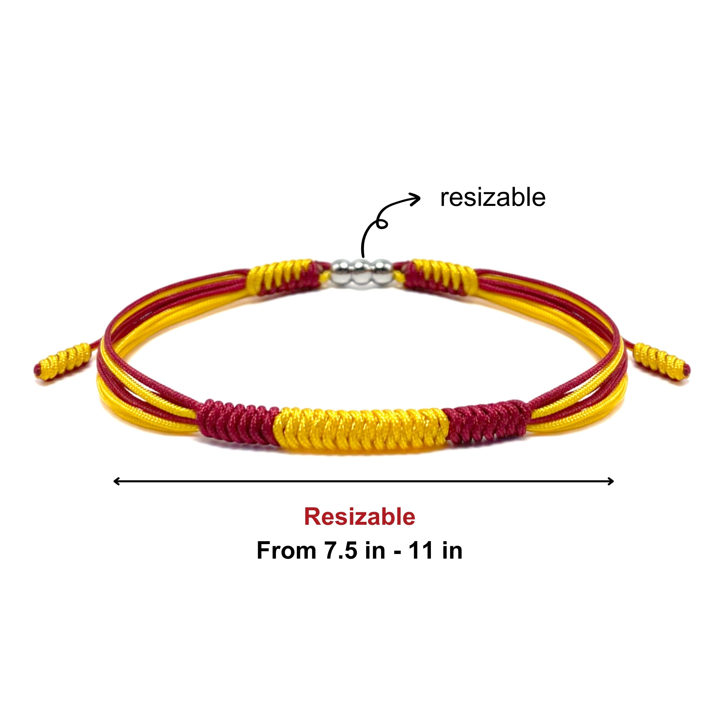 LAMIBEE Flag Pride Bracelet for Women, Men, String Thread
