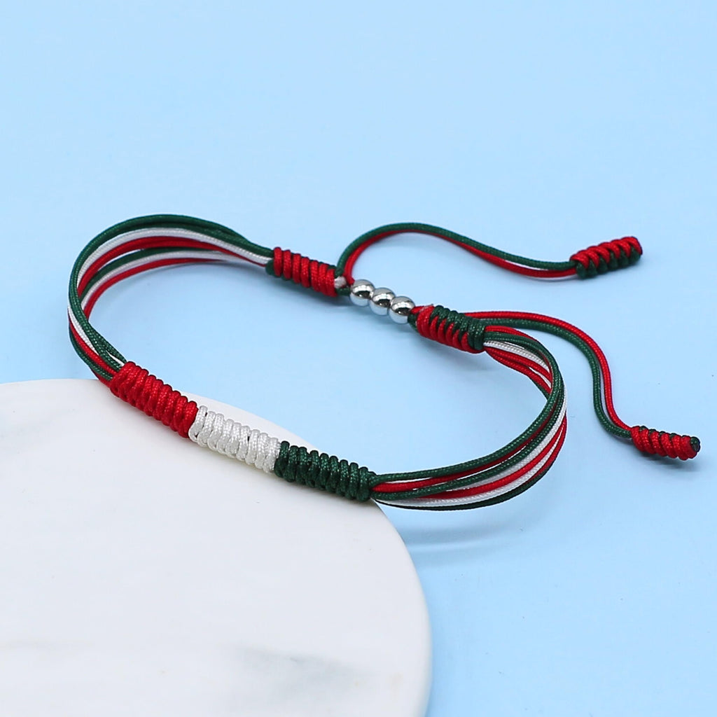 LAMIBEE Flag Pride Bracelet for Women, Men, String Thread