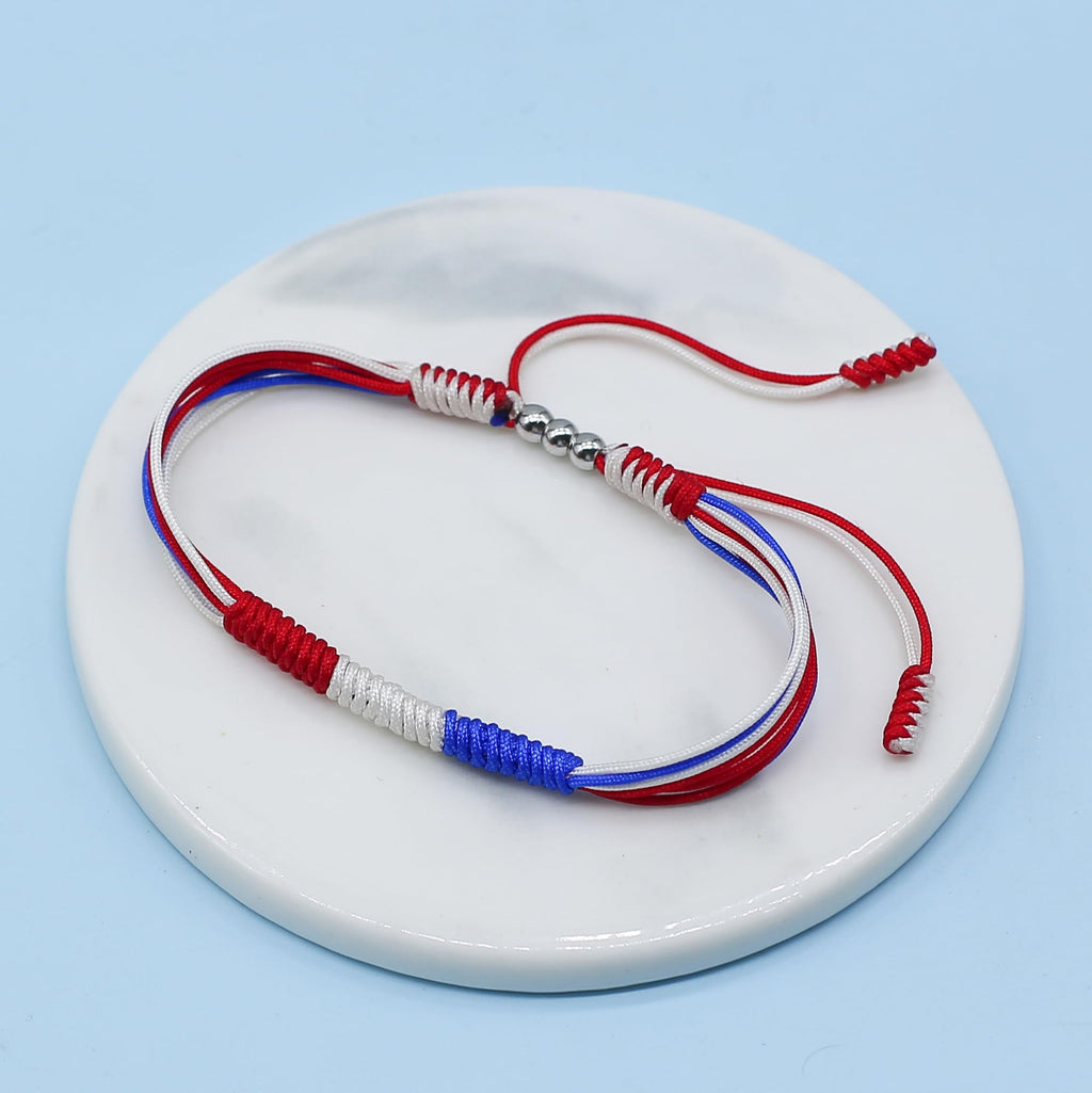 LAMIBEE Flag Pride Bracelet for Women, Men, String Thread