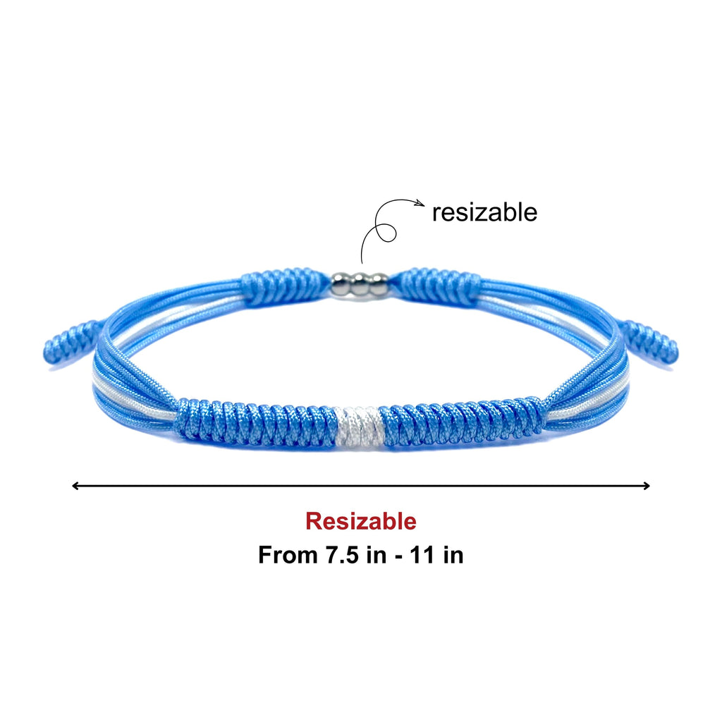 LAMIBEE Flag Pride Bracelet for Women, Men, String Thread