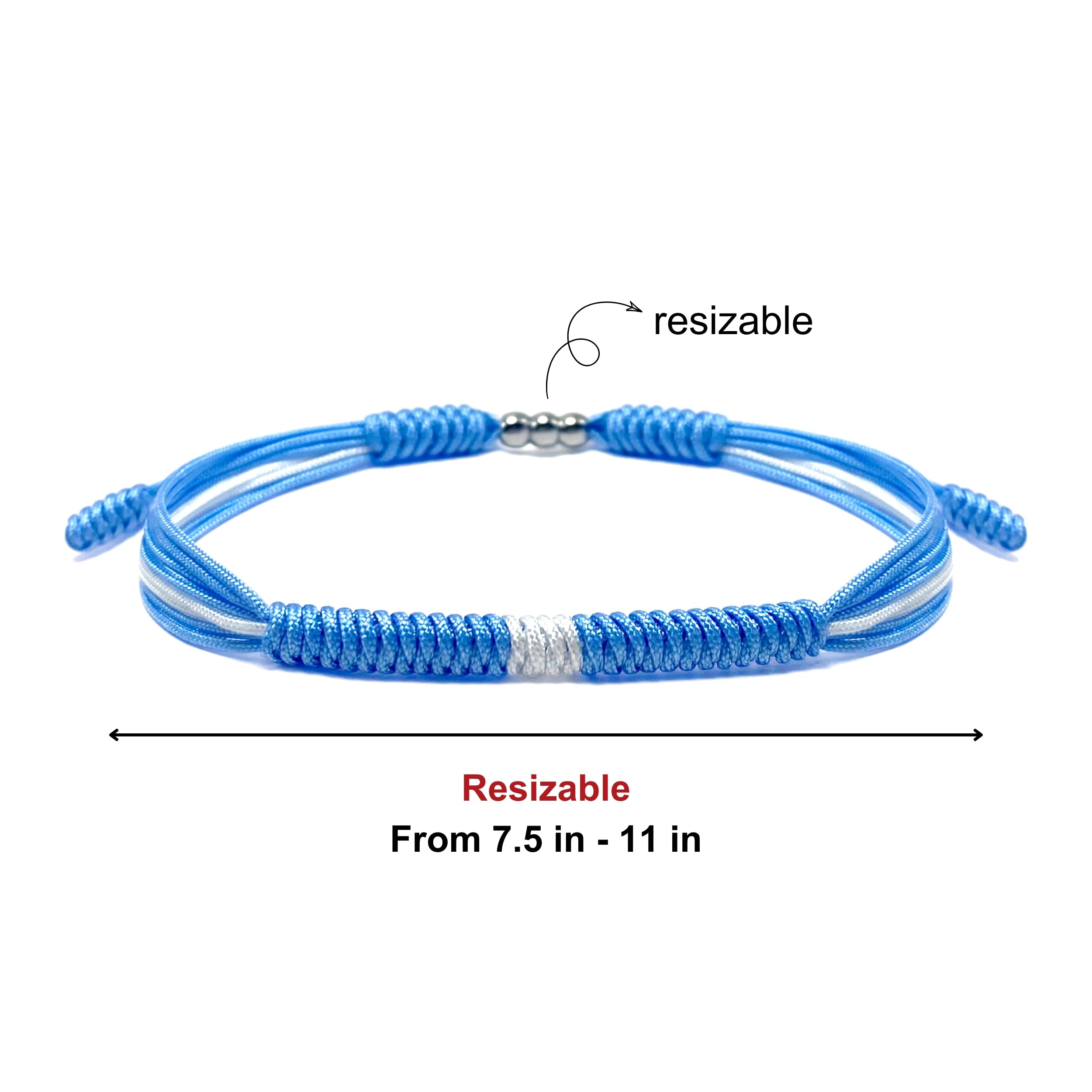 LAMIBEE Flag Pride Bracelet for Women, Men, String Thread