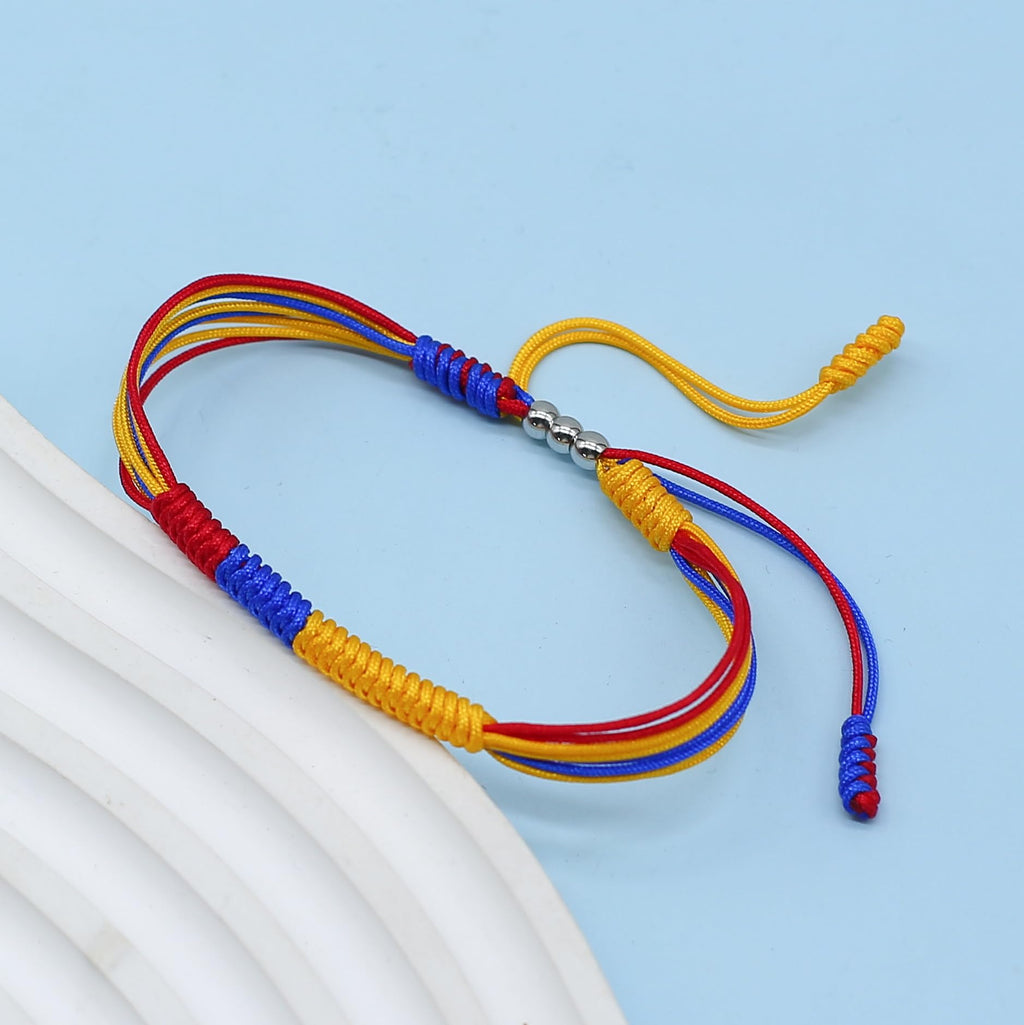 LAMIBEE Flag Pride Bracelet for Women, Men, String Thread