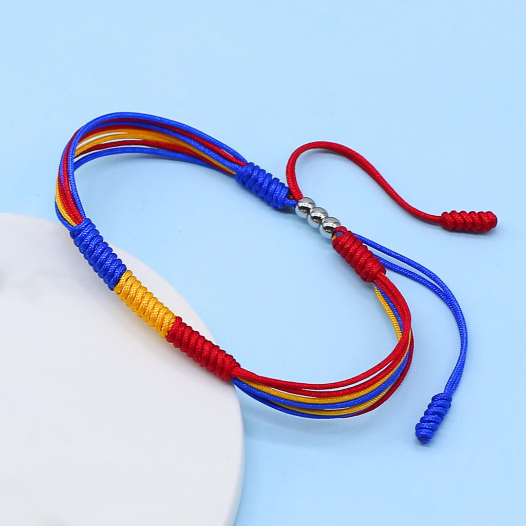 LAMIBEE Flag Pride Bracelet for Women, Men, String Thread