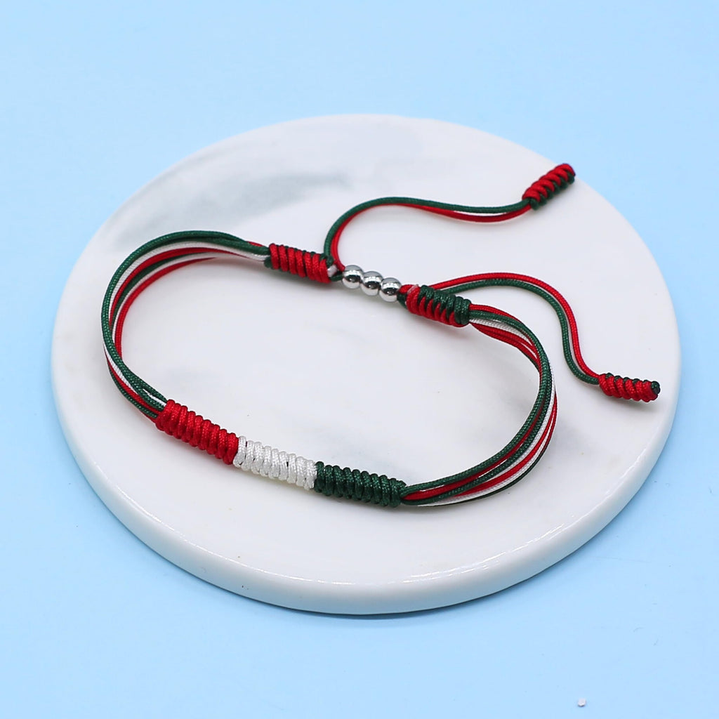 LAMIBEE Flag Pride Bracelet for Women, Men, String Thread