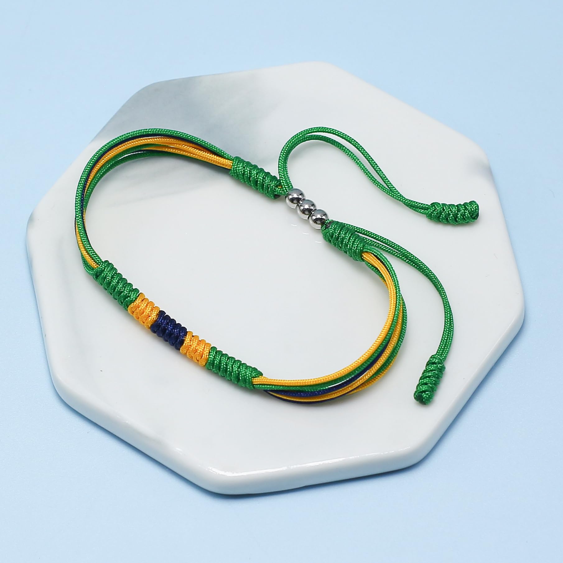 LAMIBEE Flag Pride Bracelet for Women, Men, String Thread
