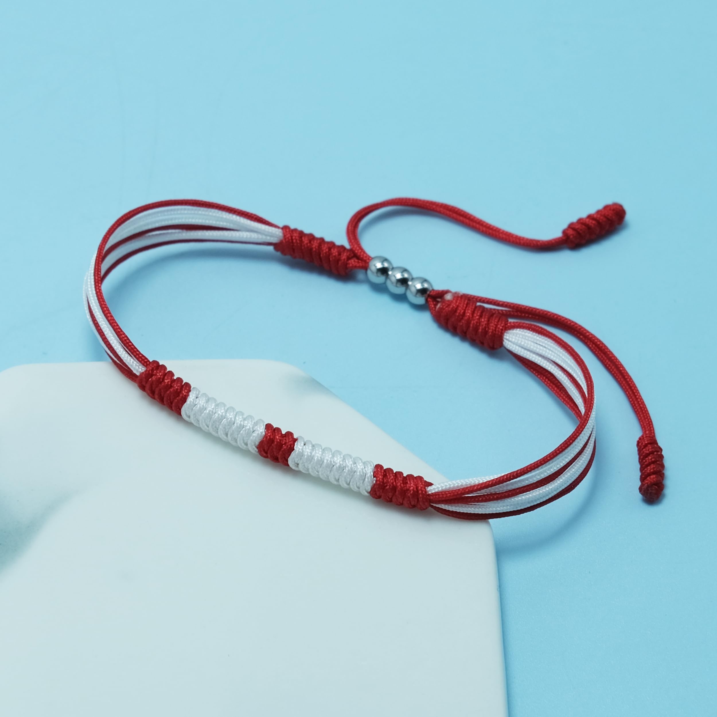 LAMIBEE Flag Pride Bracelet for Women, Men, String Thread
