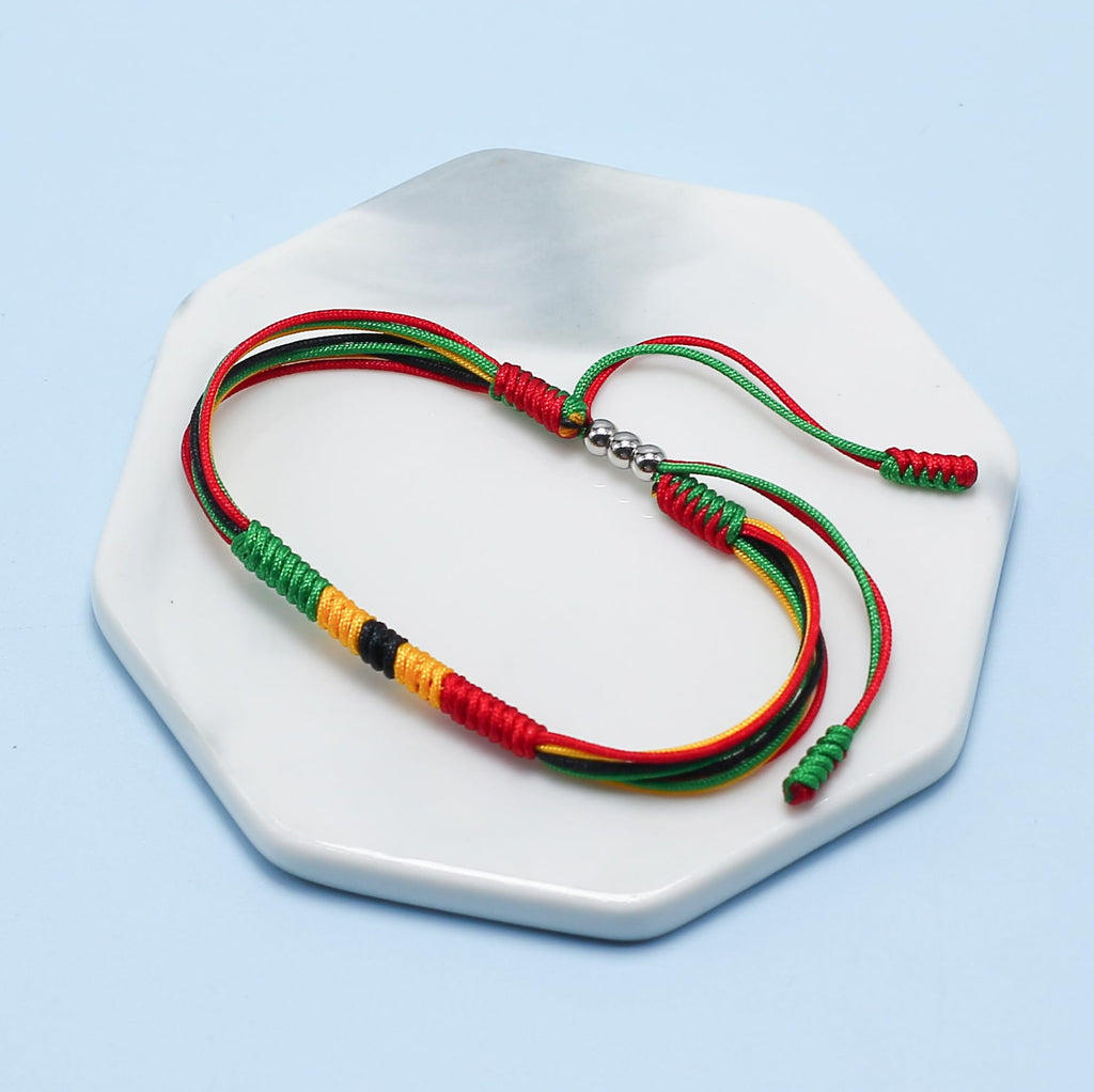 LAMIBEE Flag Pride Bracelet for Women, Men, String Thread
