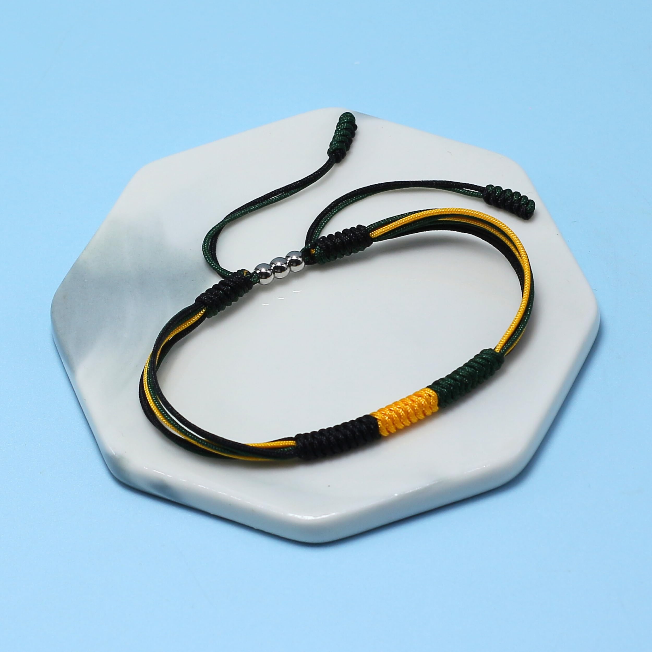 LAMIBEE Flag Pride Bracelet for Women, Men, String Thread