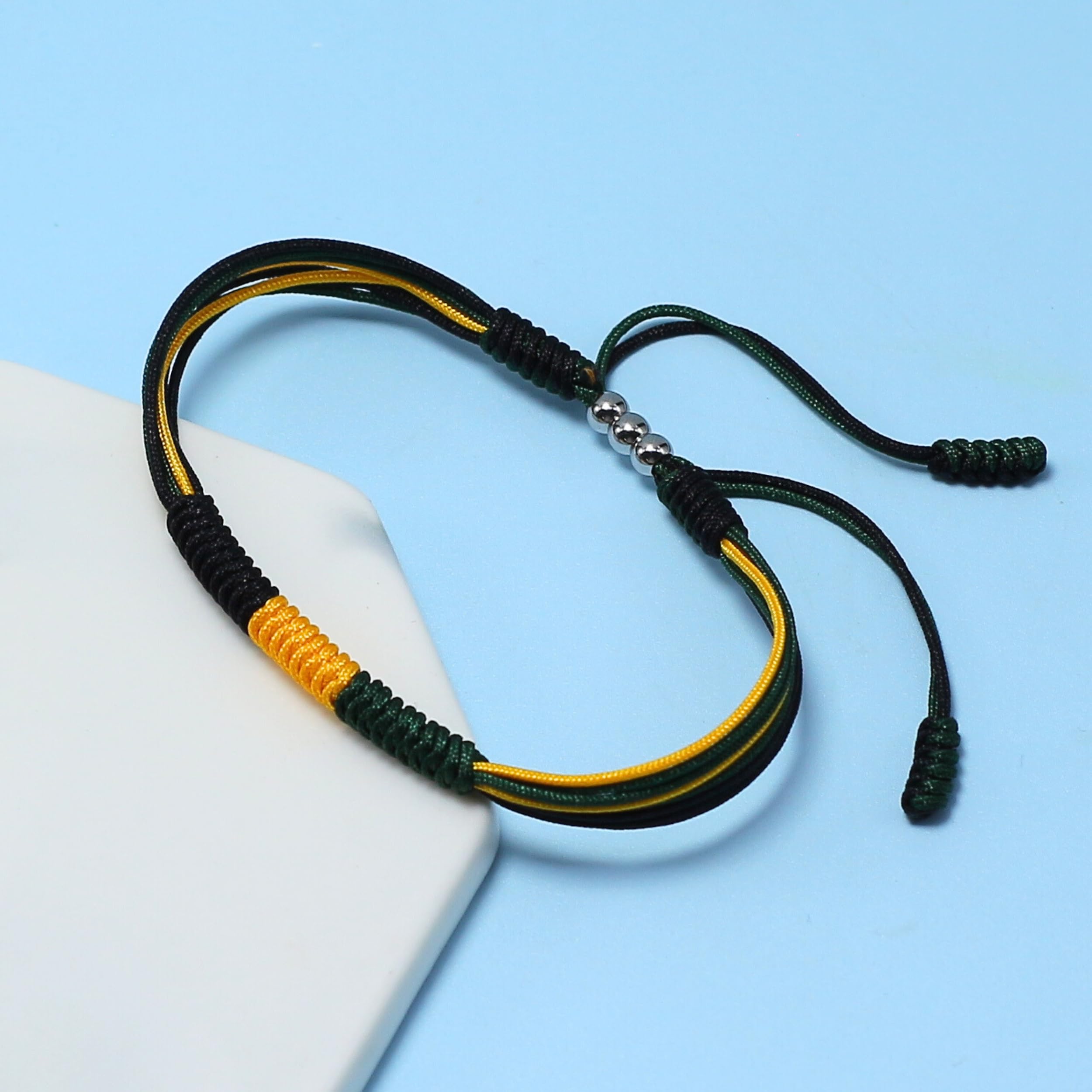 LAMIBEE Flag Pride Bracelet for Women, Men, String Thread