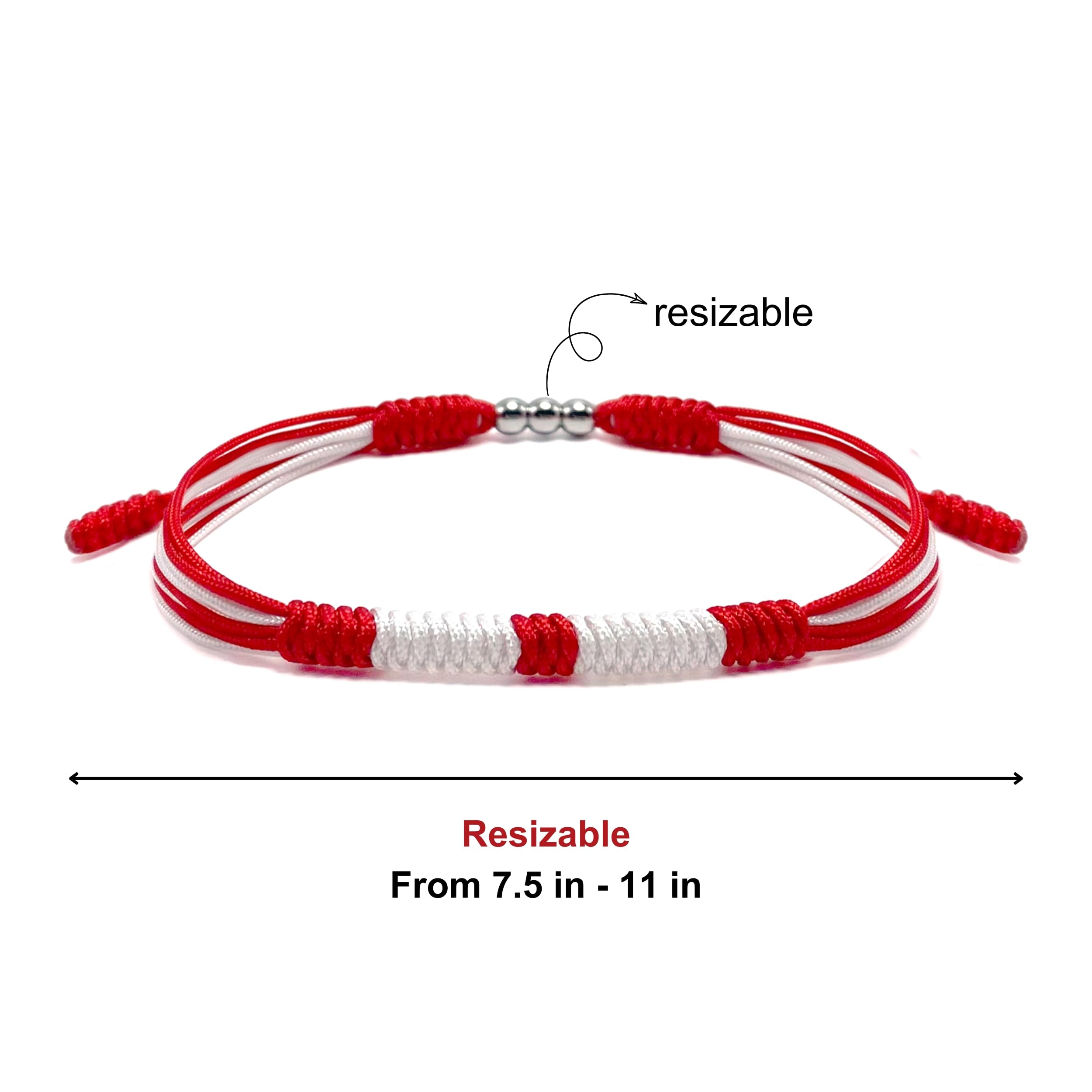 LAMIBEE Flag Pride Bracelet for Women, Men, String Thread