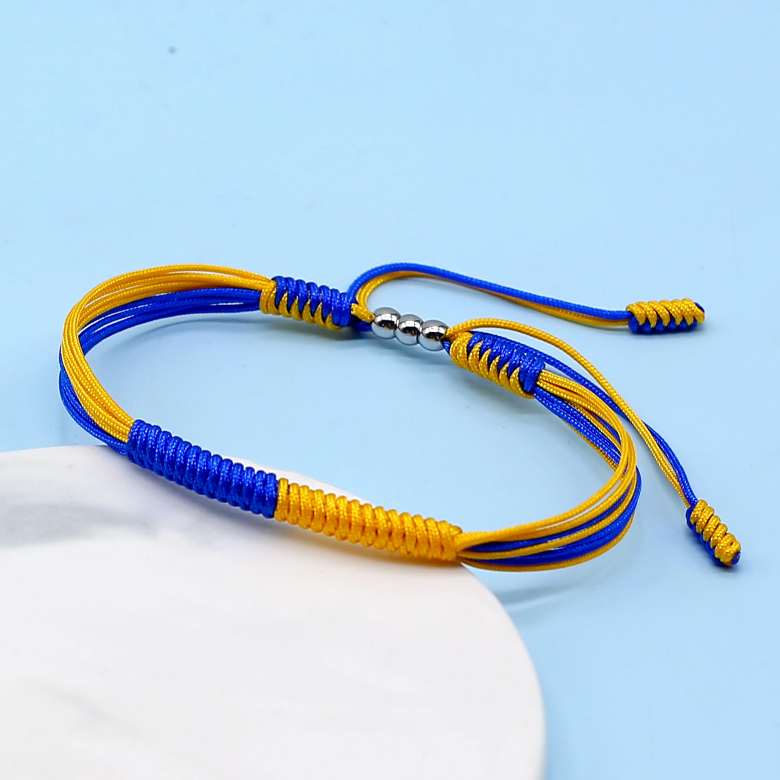 LAMIBEE Flag Pride Bracelet for Women, Men, String Thread