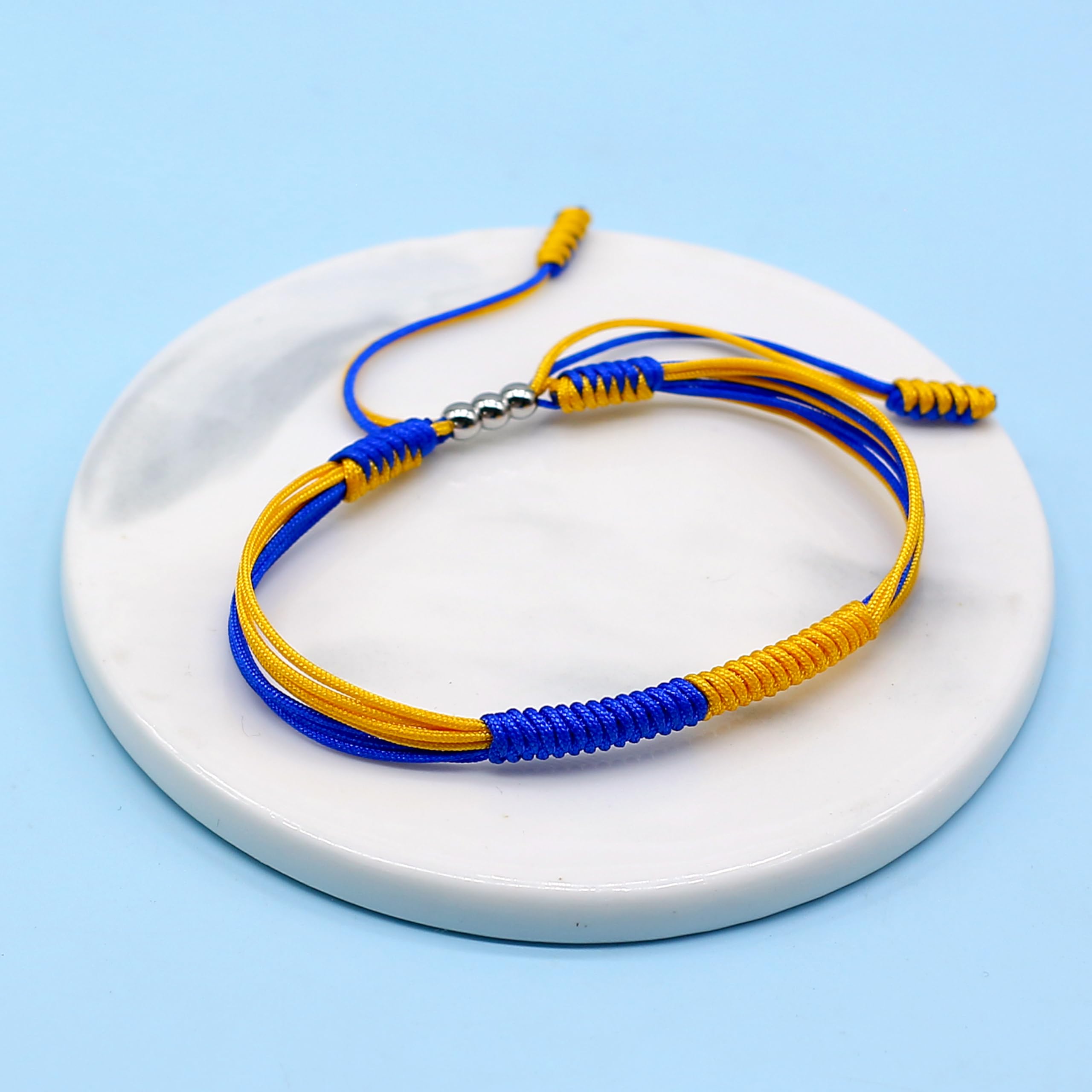 LAMIBEE Flag Pride Bracelet for Women, Men, String Thread