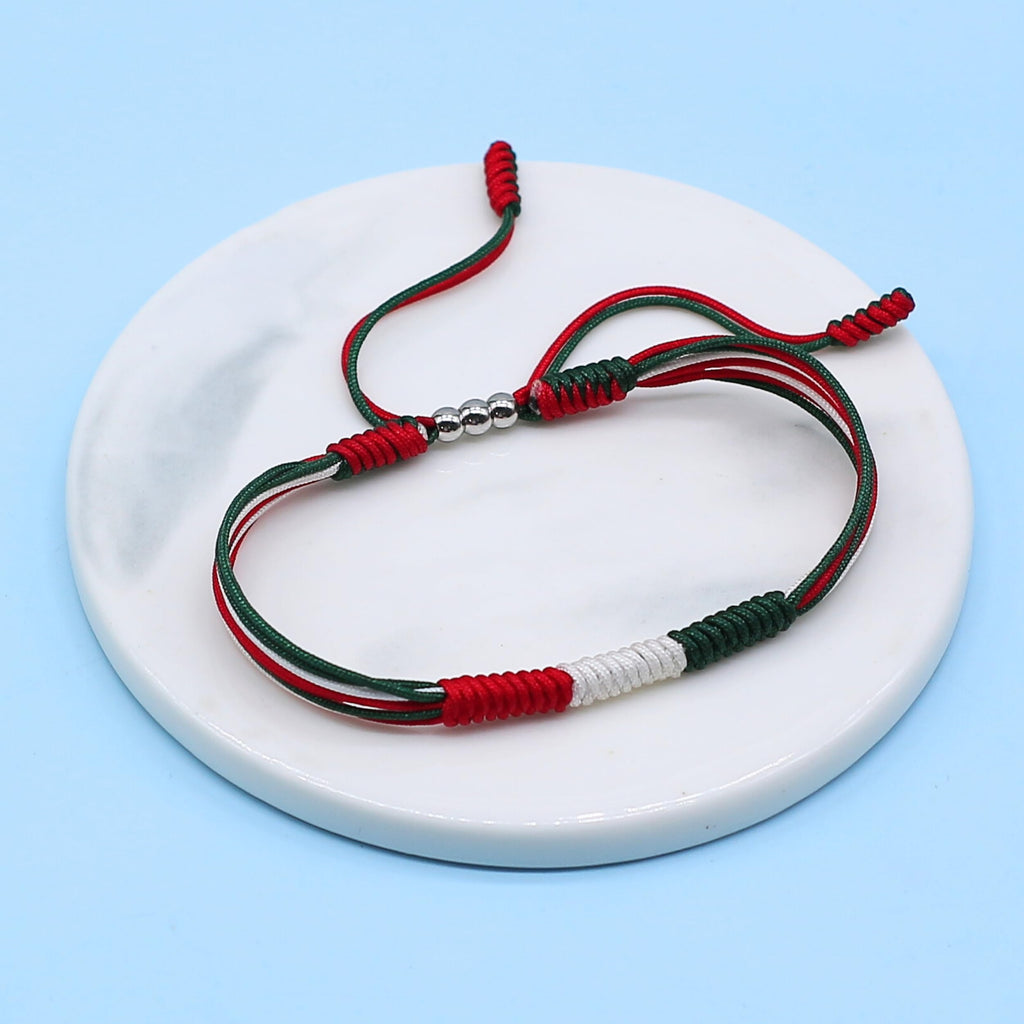 LAMIBEE Flag Pride Bracelet for Women, Men, String Thread