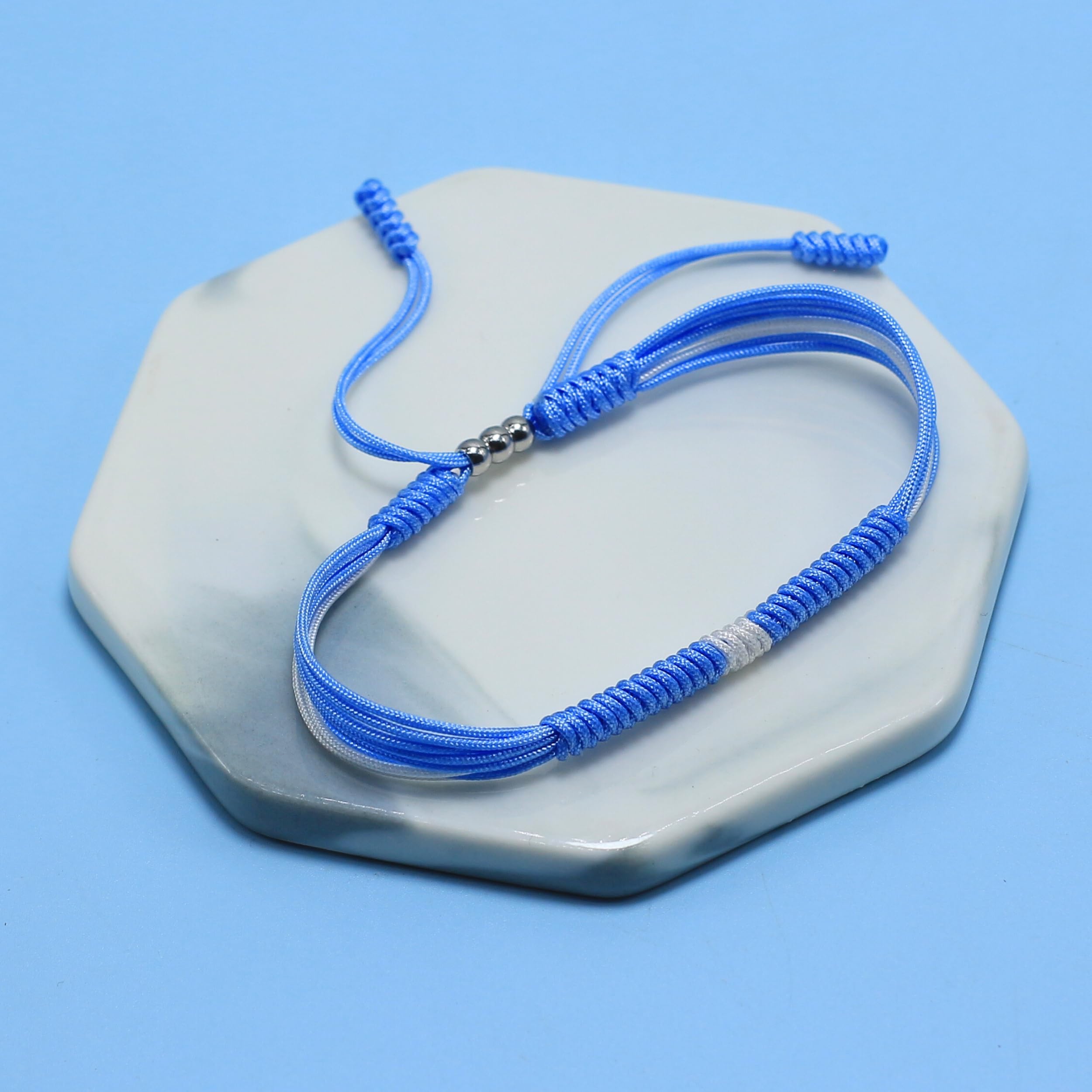 LAMIBEE Flag Pride Bracelet for Women, Men, String Thread
