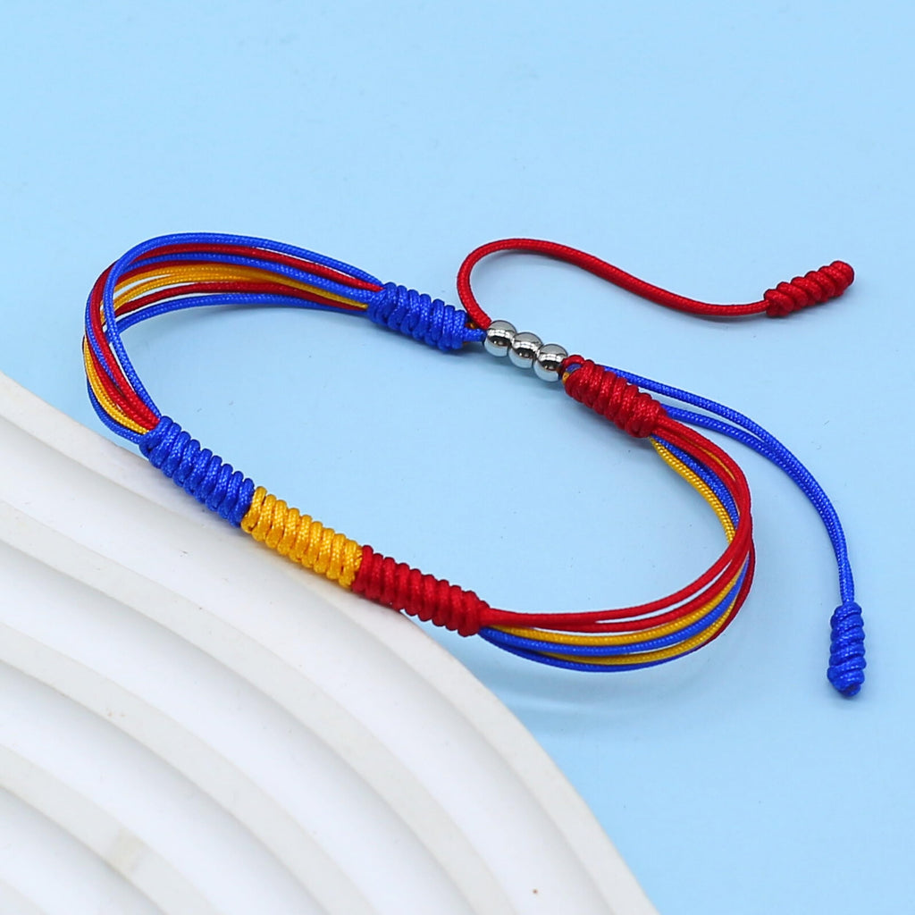 LAMIBEE Flag Pride Bracelet for Women, Men, String Thread