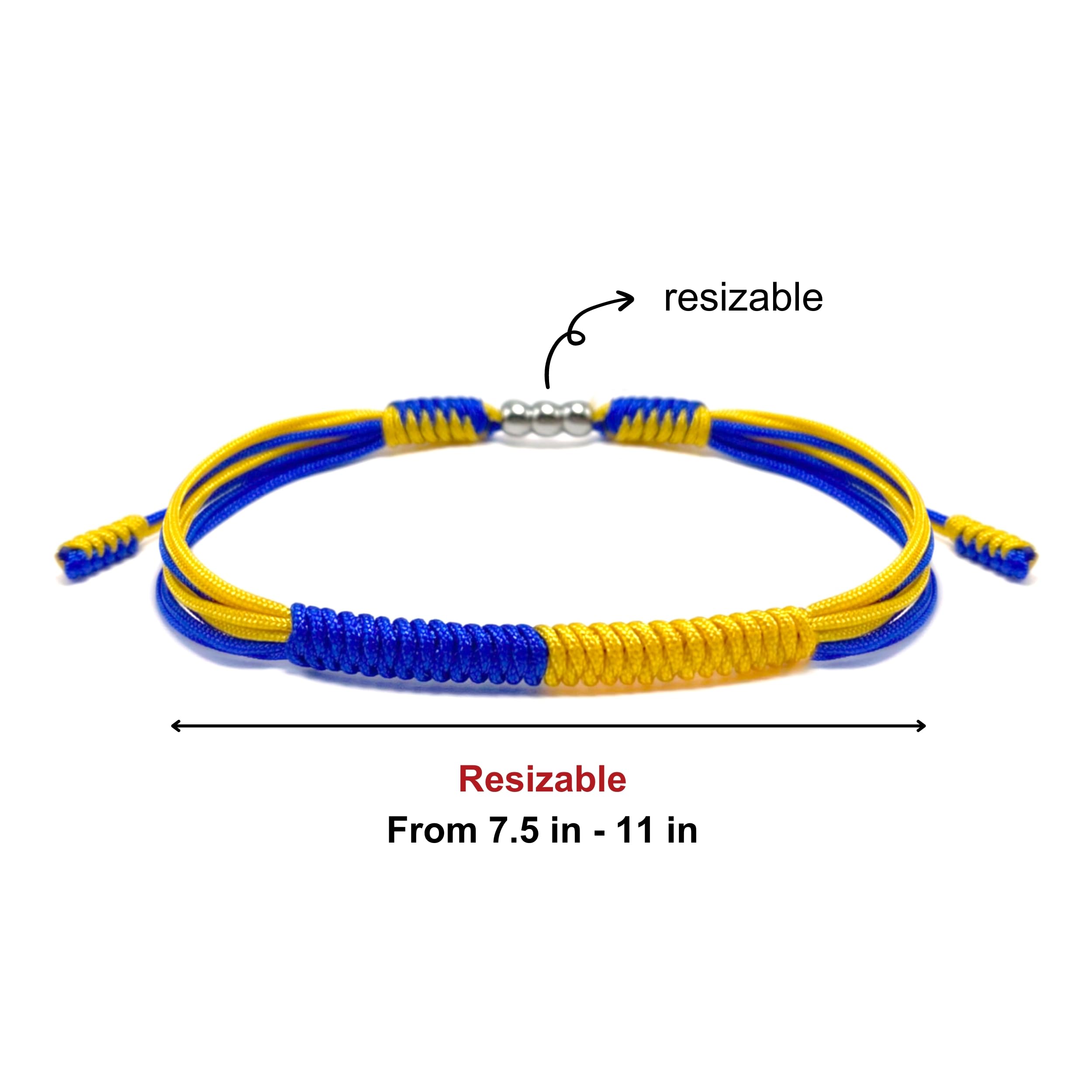 LAMIBEE Flag Pride Bracelet for Women, Men, String Thread