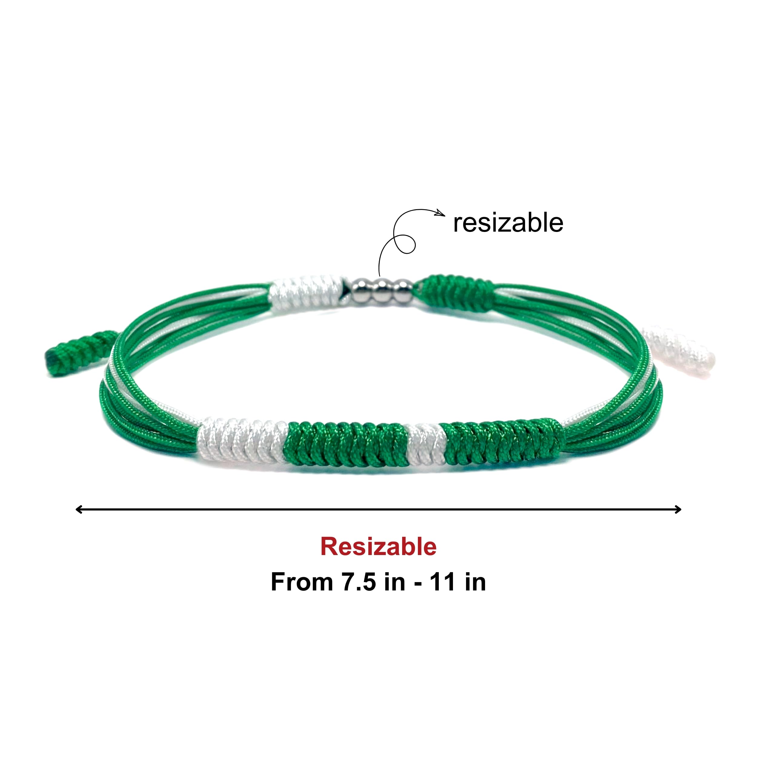 LAMIBEE Flag Pride Bracelet for Women, Men, String Thread