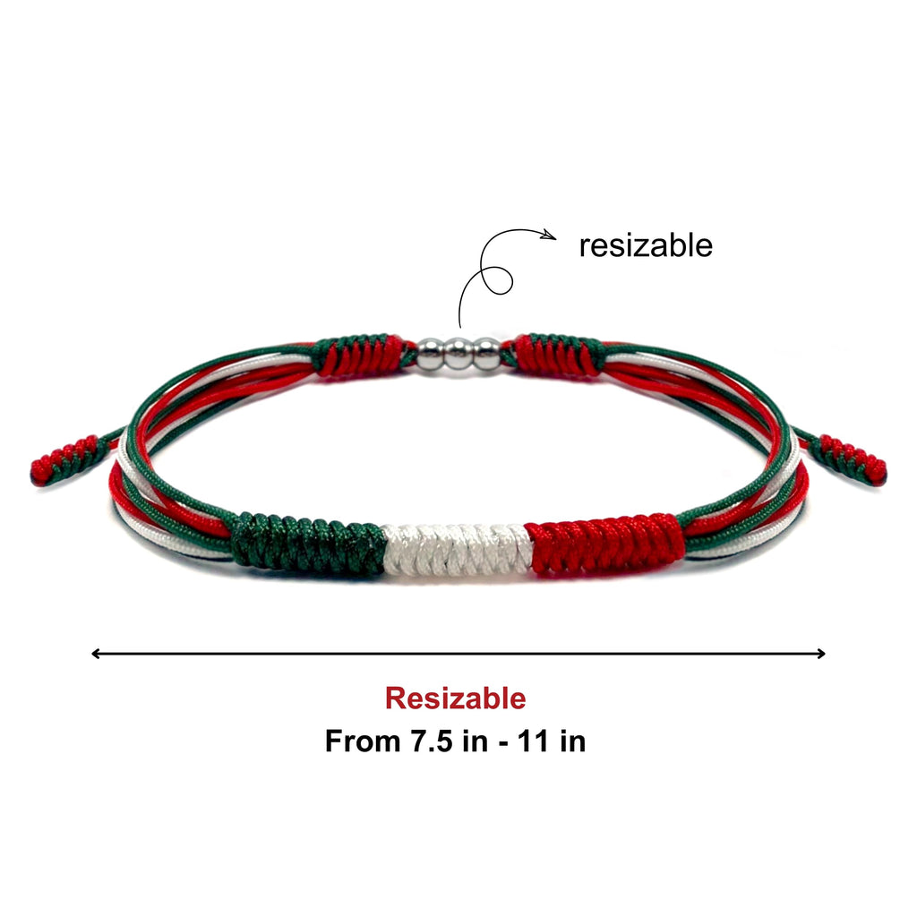 LAMIBEE Flag Pride Bracelet for Women, Men, String Thread