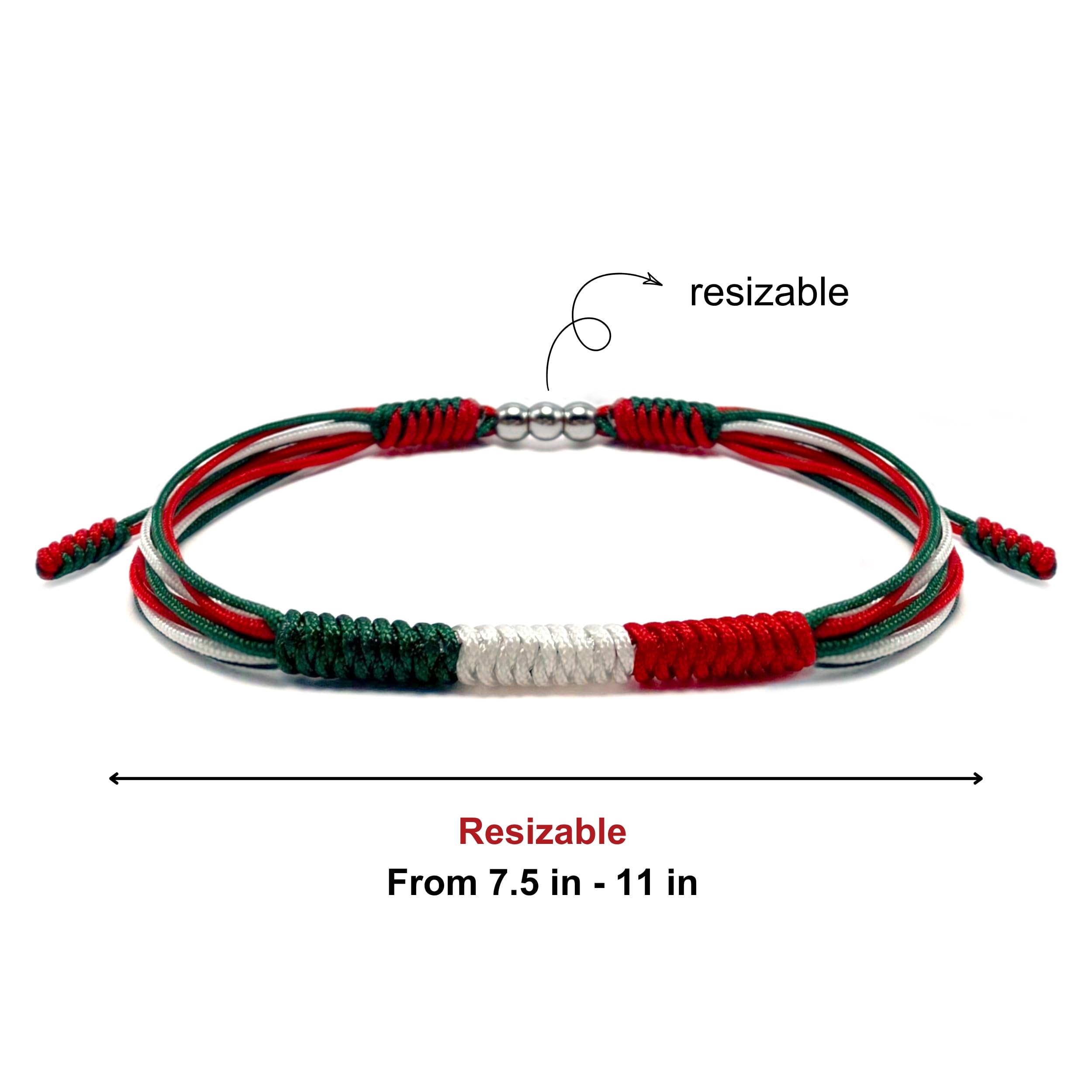 LAMIBEE Flag Pride Bracelet for Women, Men, String Thread