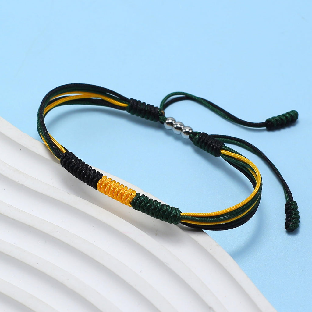 LAMIBEE Flag Pride Bracelet for Women, Men, String Thread
