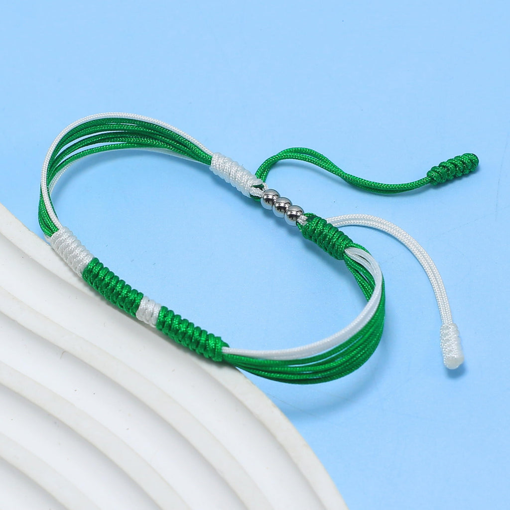 LAMIBEE Flag Pride Bracelet for Women, Men, String Thread