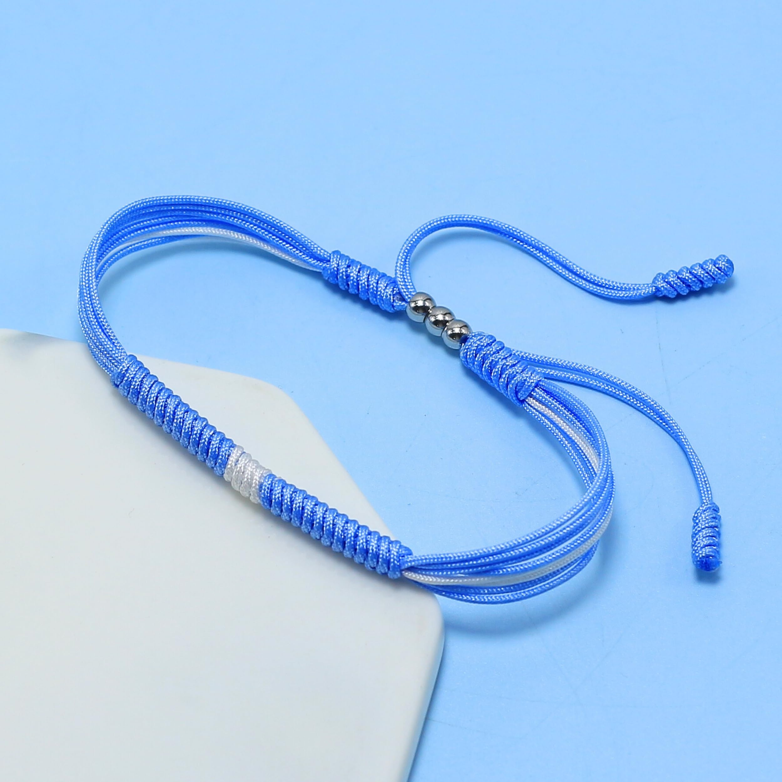 LAMIBEE Flag Pride Bracelet for Women, Men, String Thread