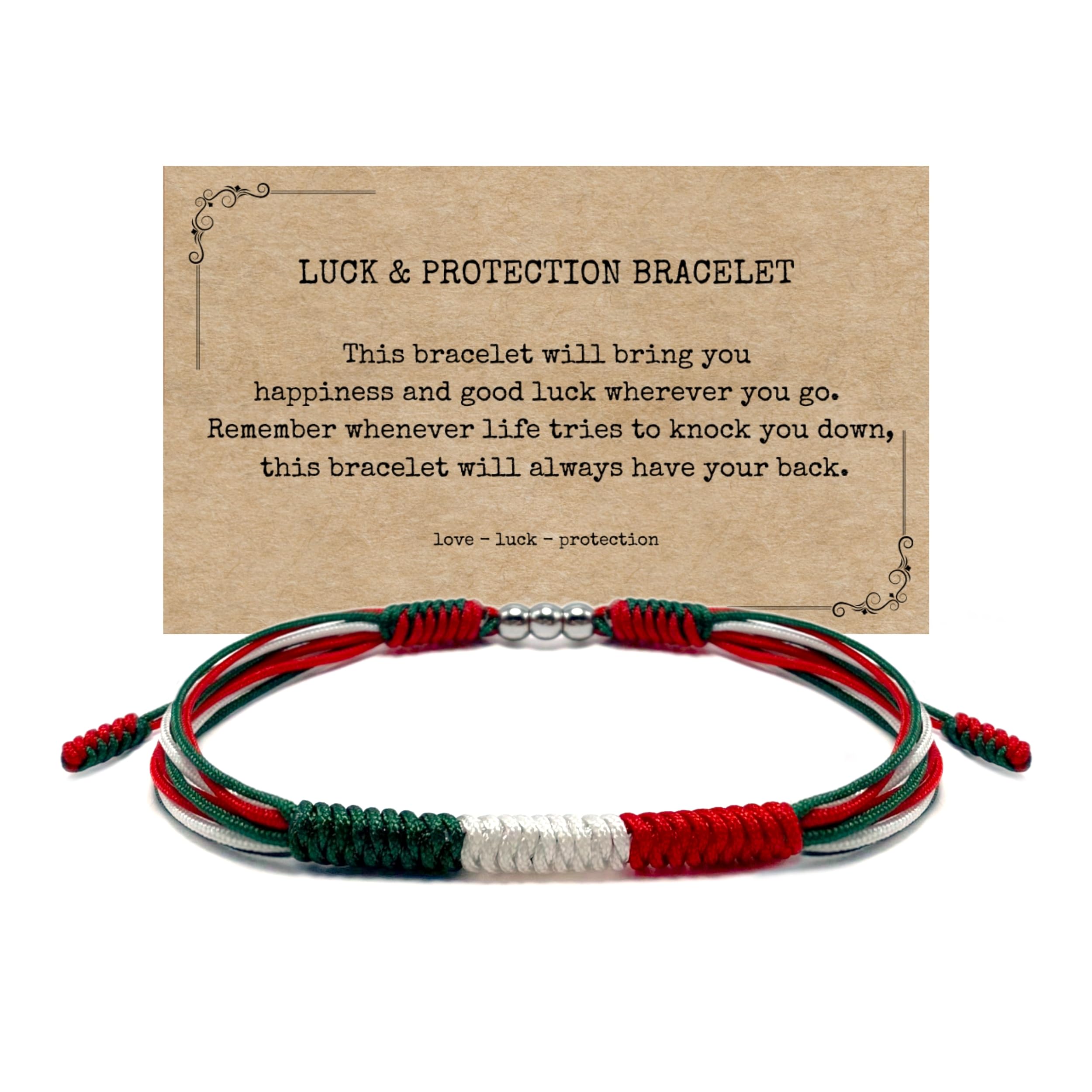 LAMIBEE Flag Pride Bracelet for Women, Men, String Thread