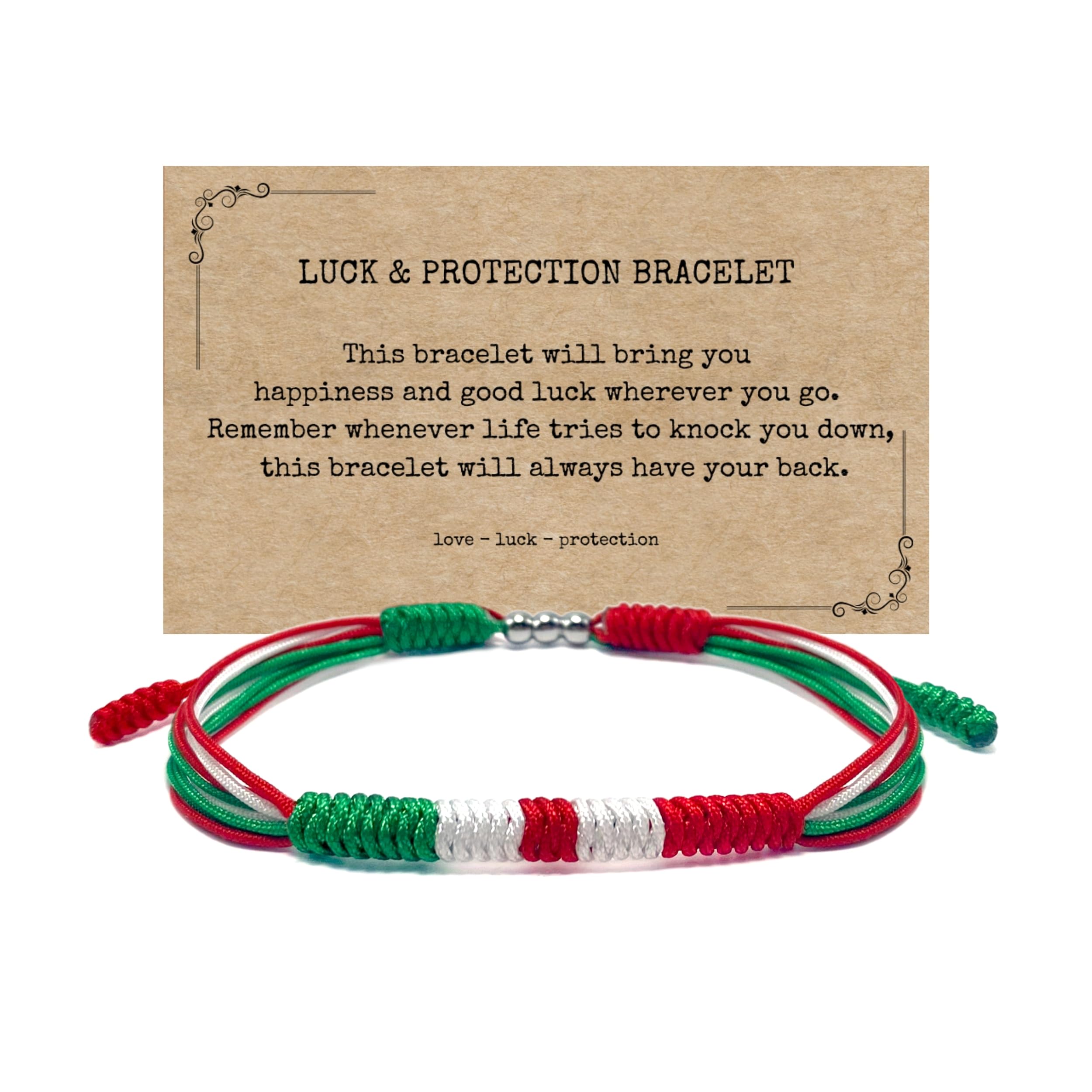 LAMIBEE Flag Pride Bracelet for Women, Men, String Thread