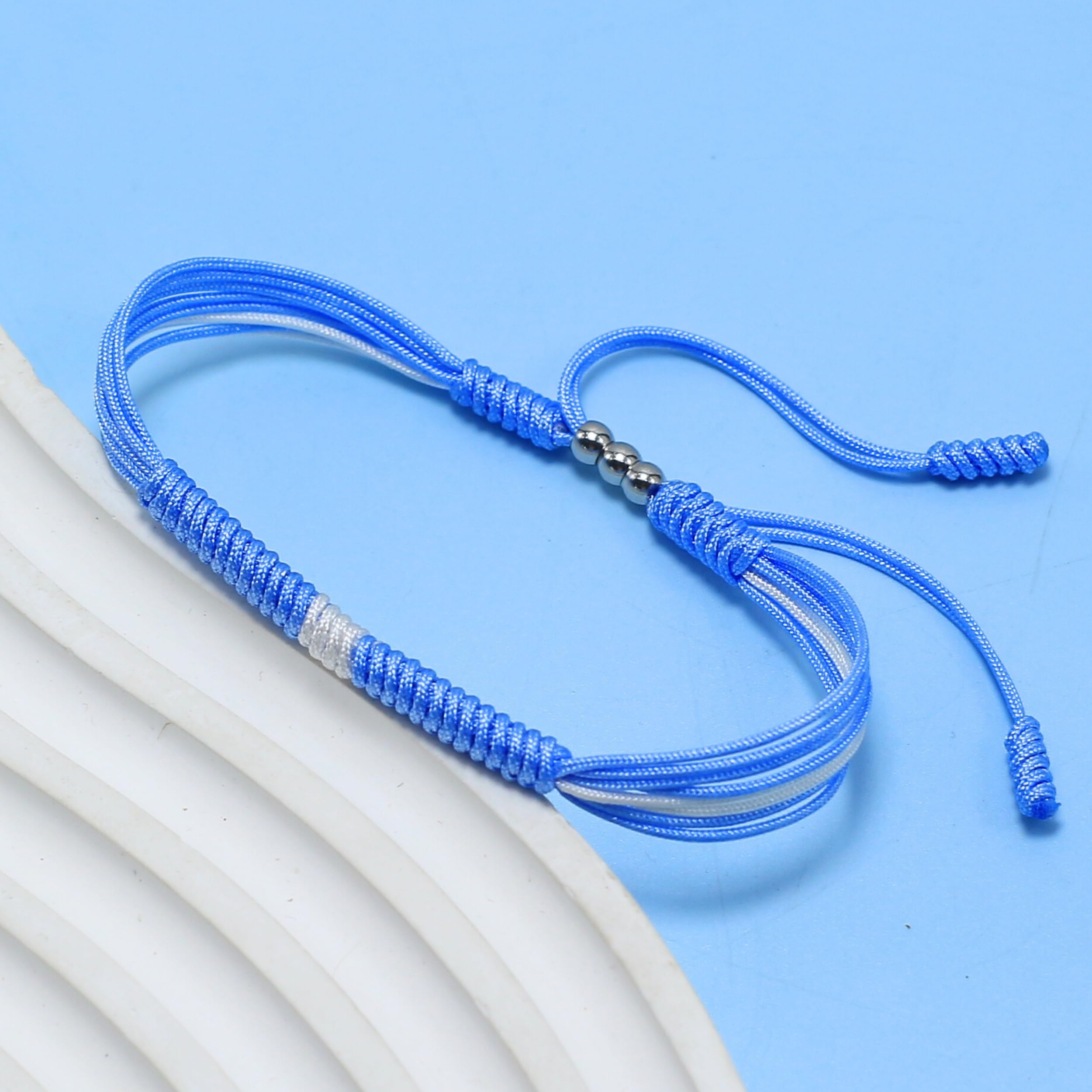 LAMIBEE Flag Pride Bracelet for Women, Men, String Thread