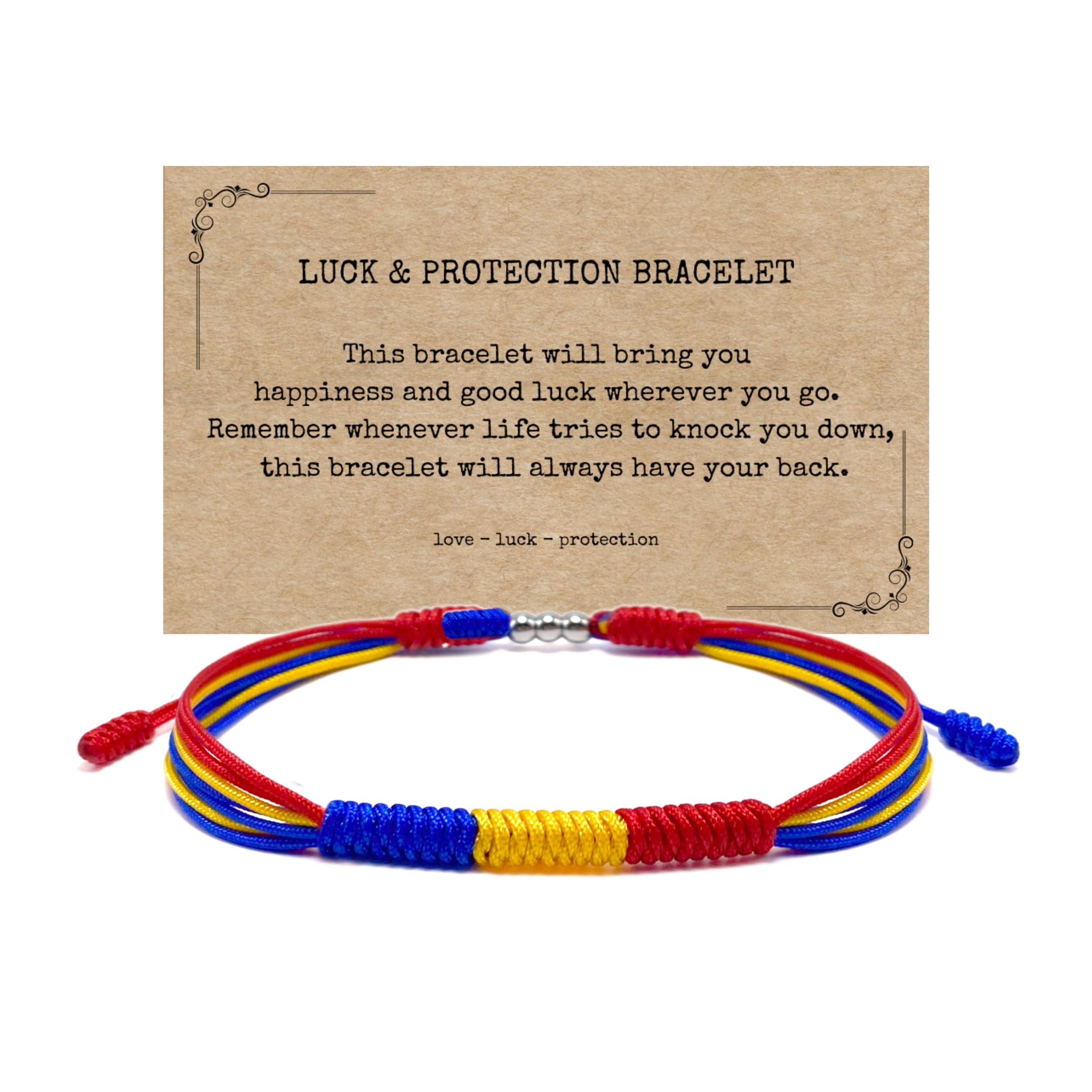 LAMIBEE Flag Pride Bracelet for Women, Men, String Thread