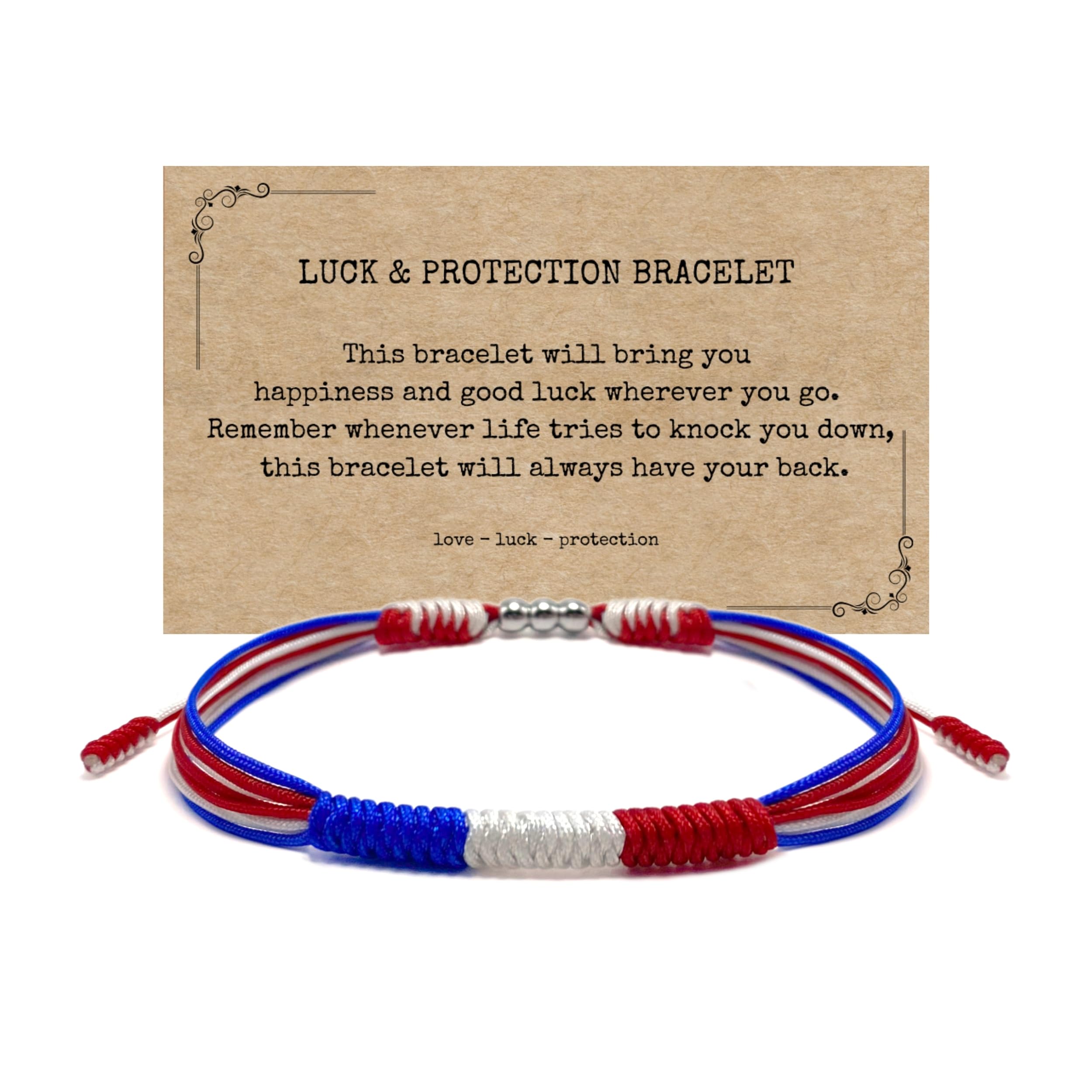 LAMIBEE Flag Pride Bracelet for Women, Men, String Thread