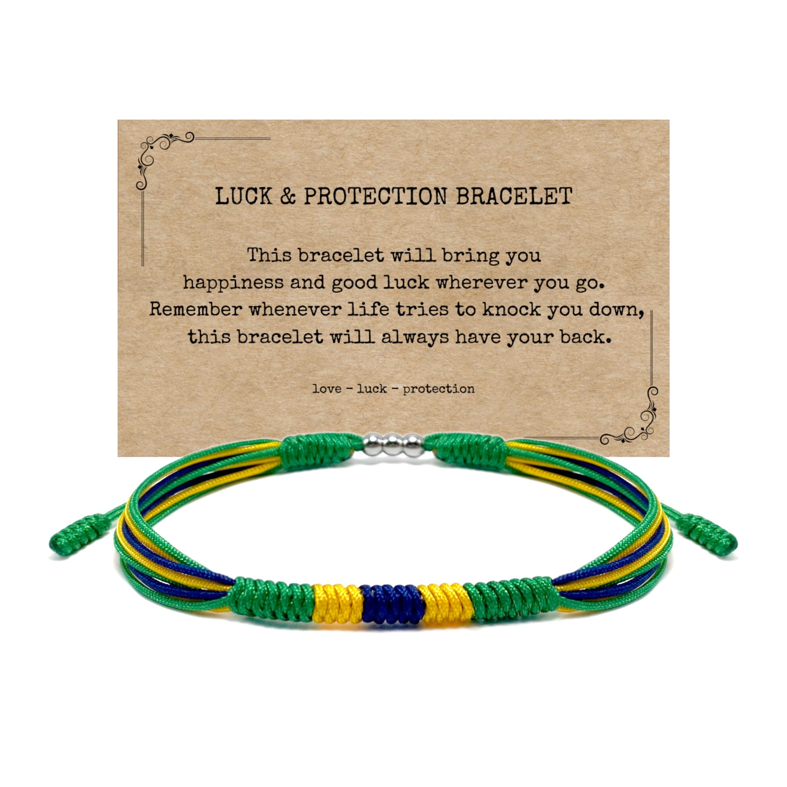 LAMIBEE Flag Pride Bracelet for Women, Men, String Thread