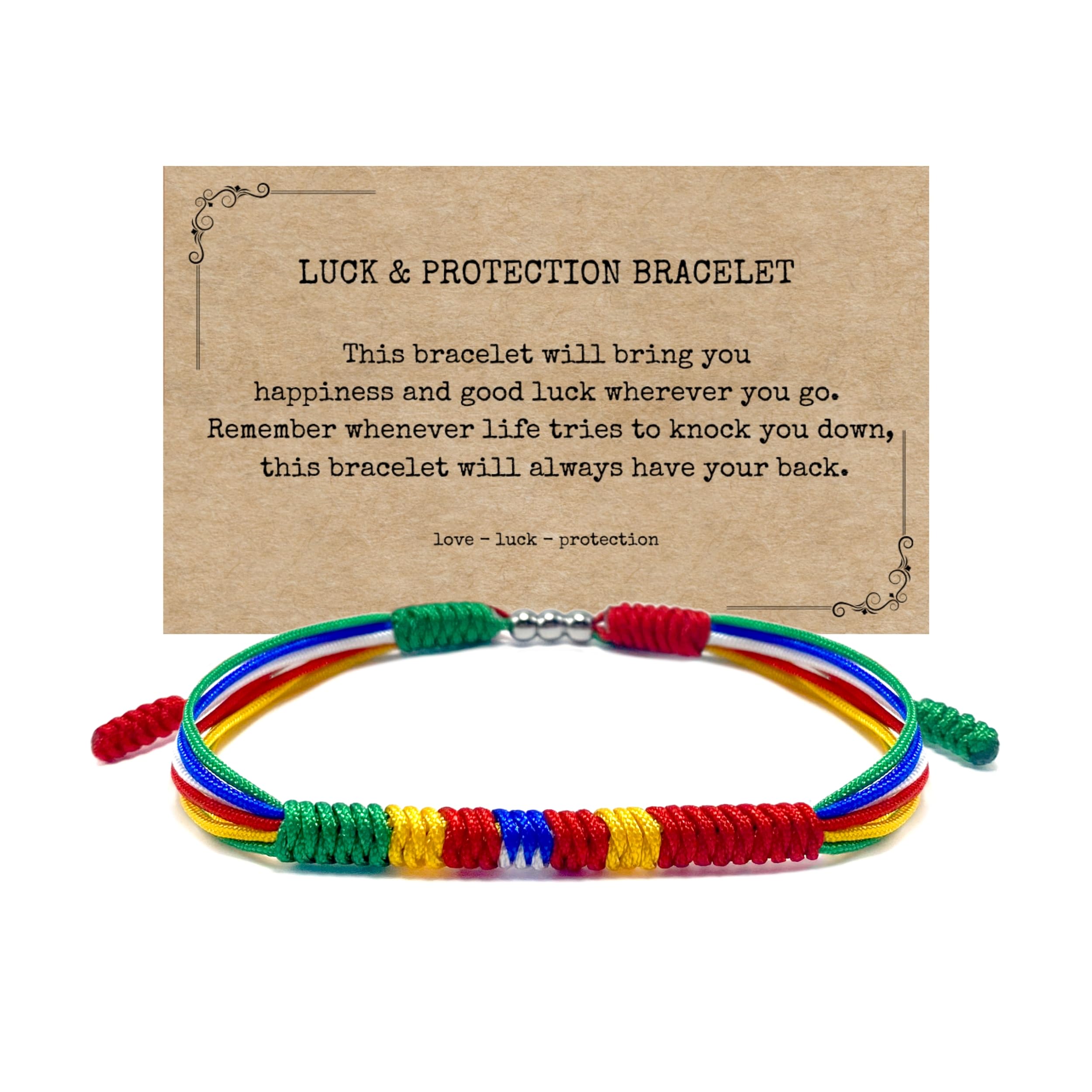 LAMIBEE Flag Pride Bracelet for Women, Men, String Thread