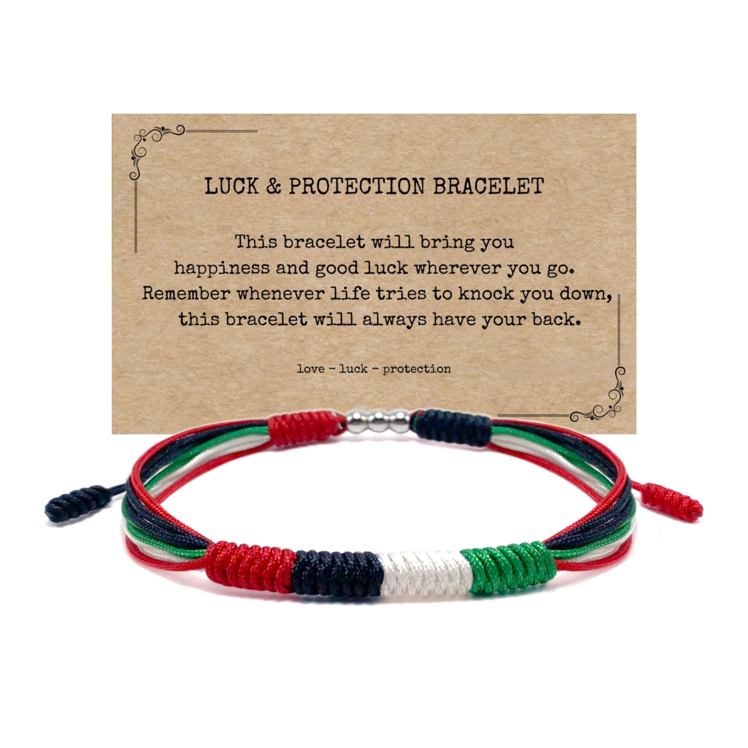 LAMIBEE Flag Pride Bracelet for Women, Men, String Thread