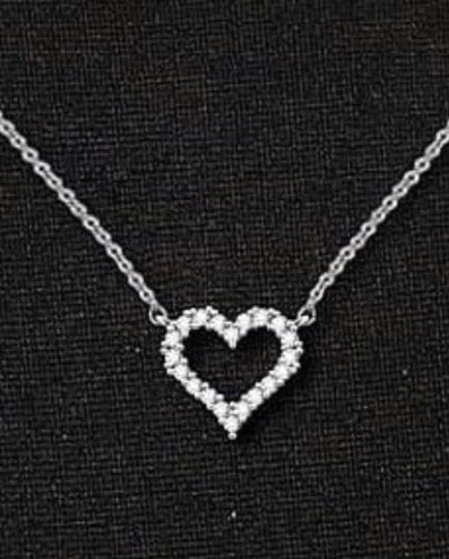 CZ Heart Necklace