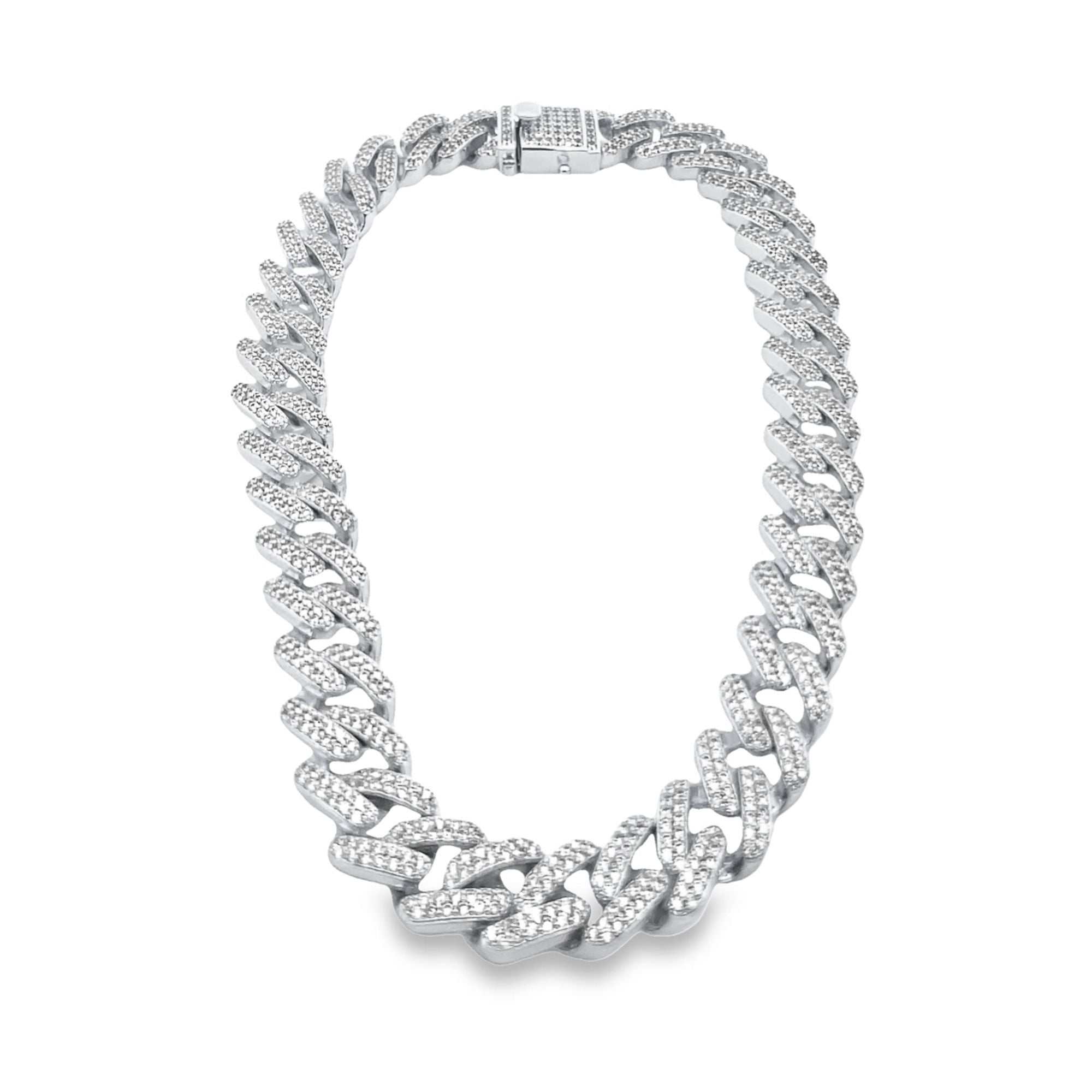 14mm Cuban Micro Pave CZ Chain